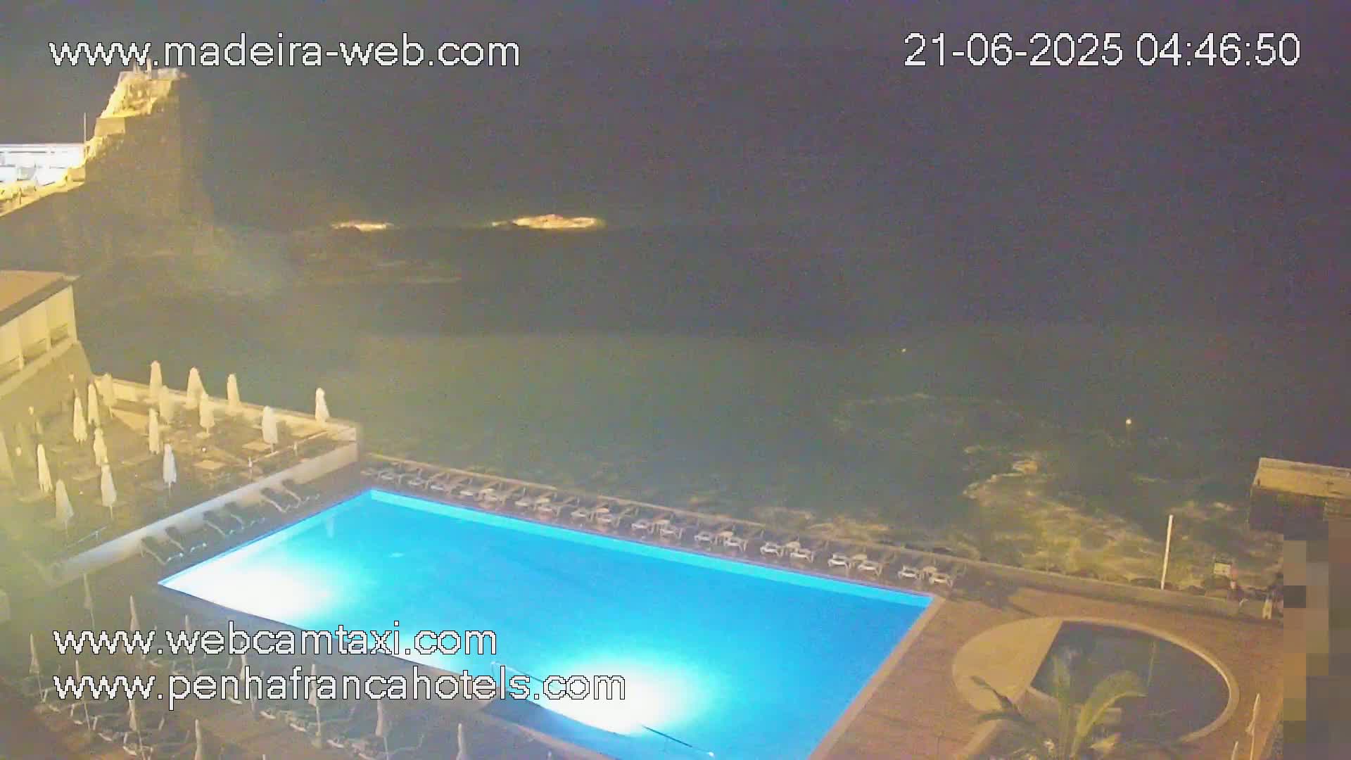 Funchal City View from Penha de Franca Hotel Live Cam - Funchal, Madeira, Portugal