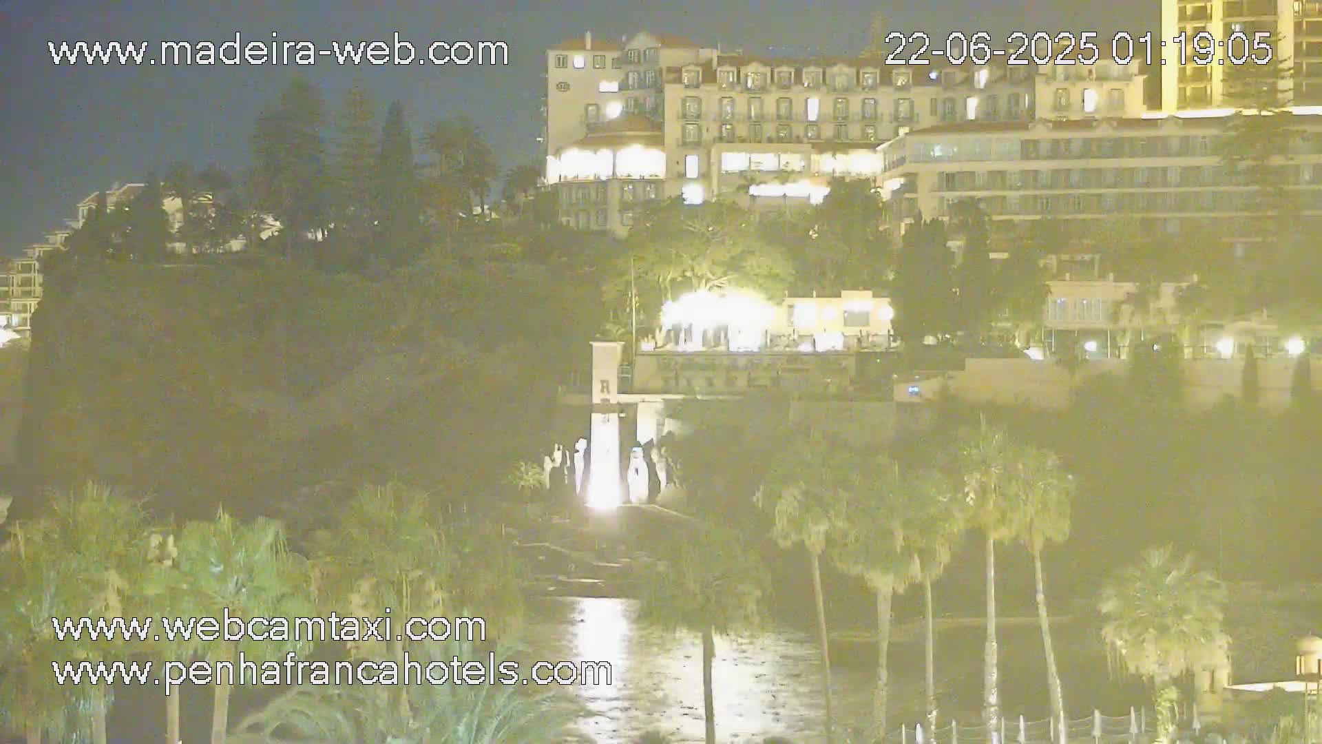 Funchal City View from Penha de Franca Hotel Live Cam - Funchal, Madeira, Portugal