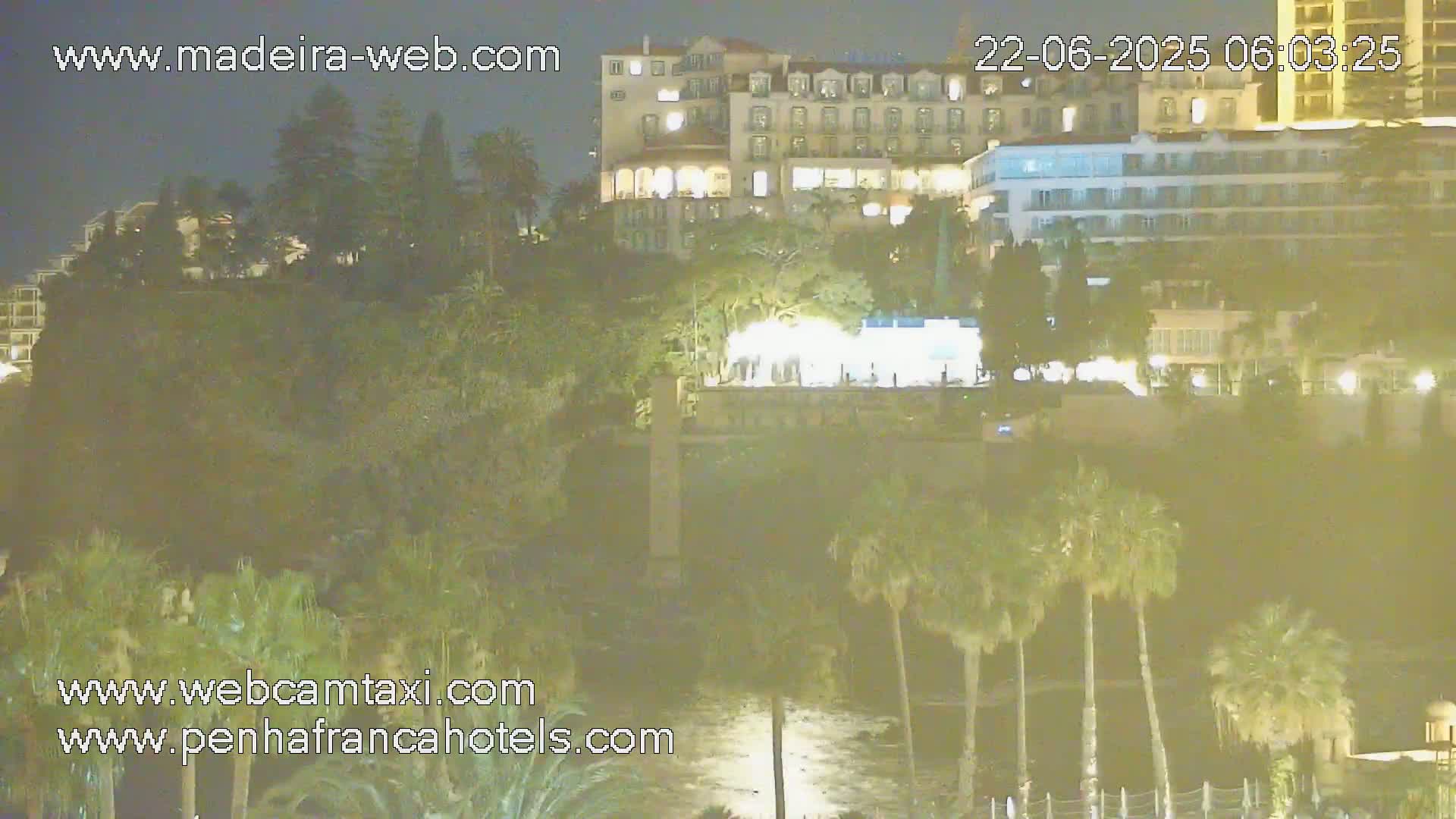 Funchal City View from Penha de Franca Hotel Live Cam - Funchal, Madeira, Portugal