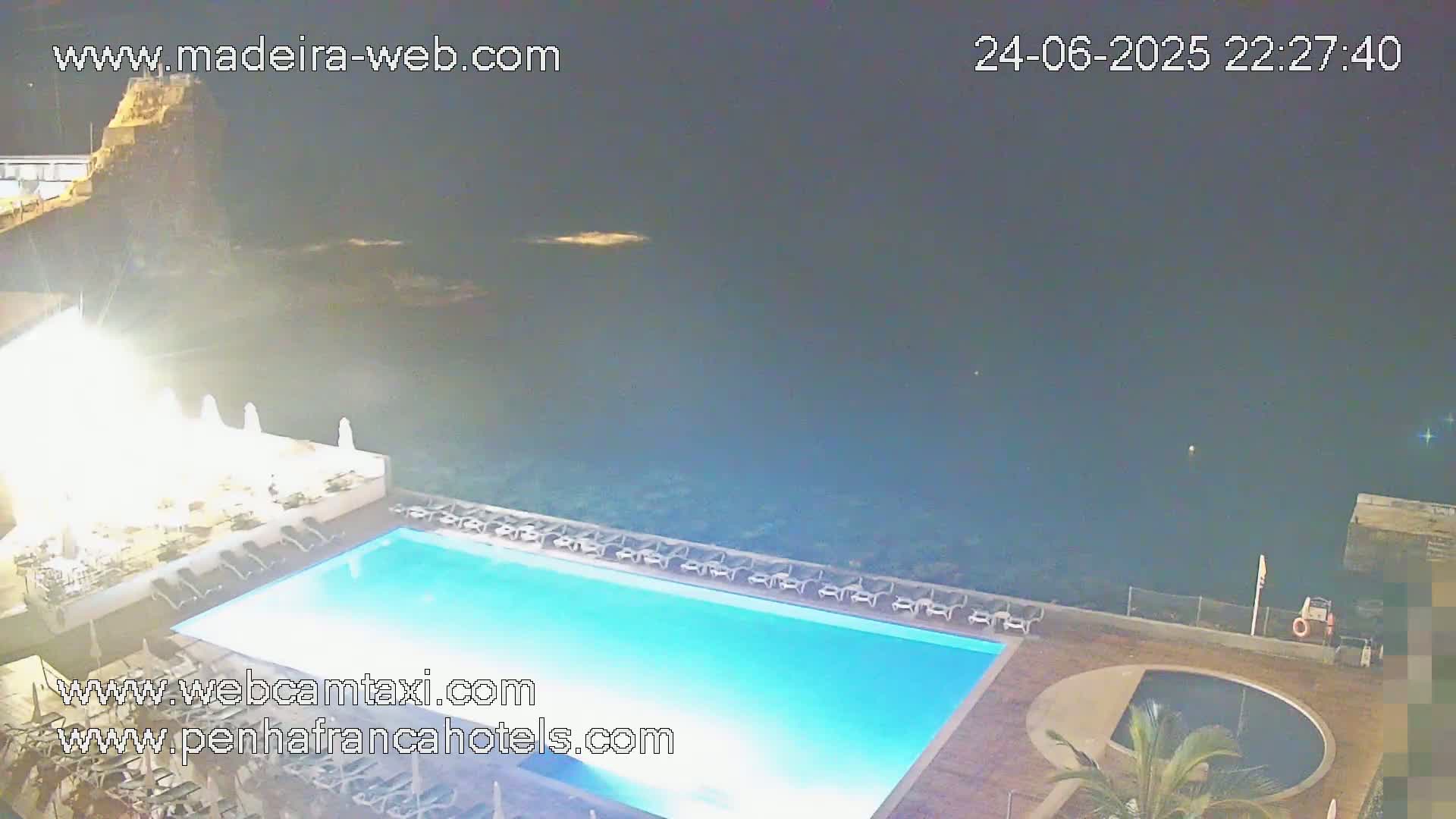 Funchal City View from Penha de Franca Hotel Live Cam - Funchal, Madeira, Portugal