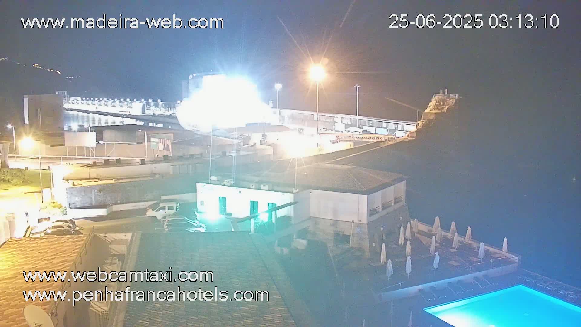 Funchal City View from Penha de Franca Hotel Live Cam - Funchal, Madeira, Portugal