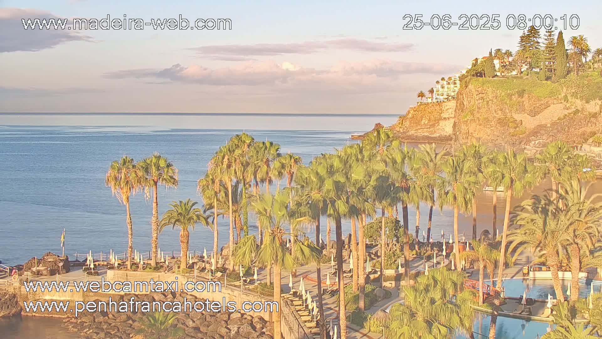 Funchal City View from Penha de Franca Hotel Live Cam - Funchal, Madeira, Portugal