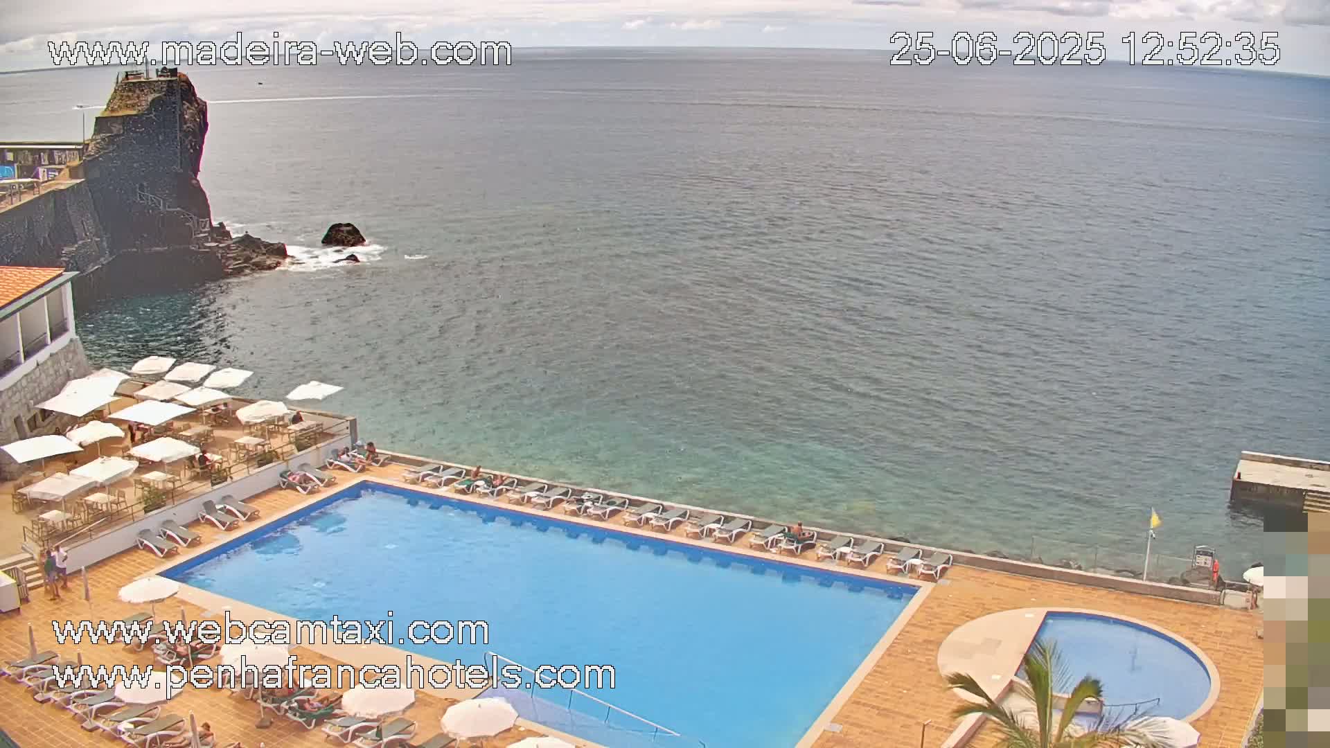 Funchal City View from Penha de Franca Hotel Live Cam - Funchal, Madeira, Portugal