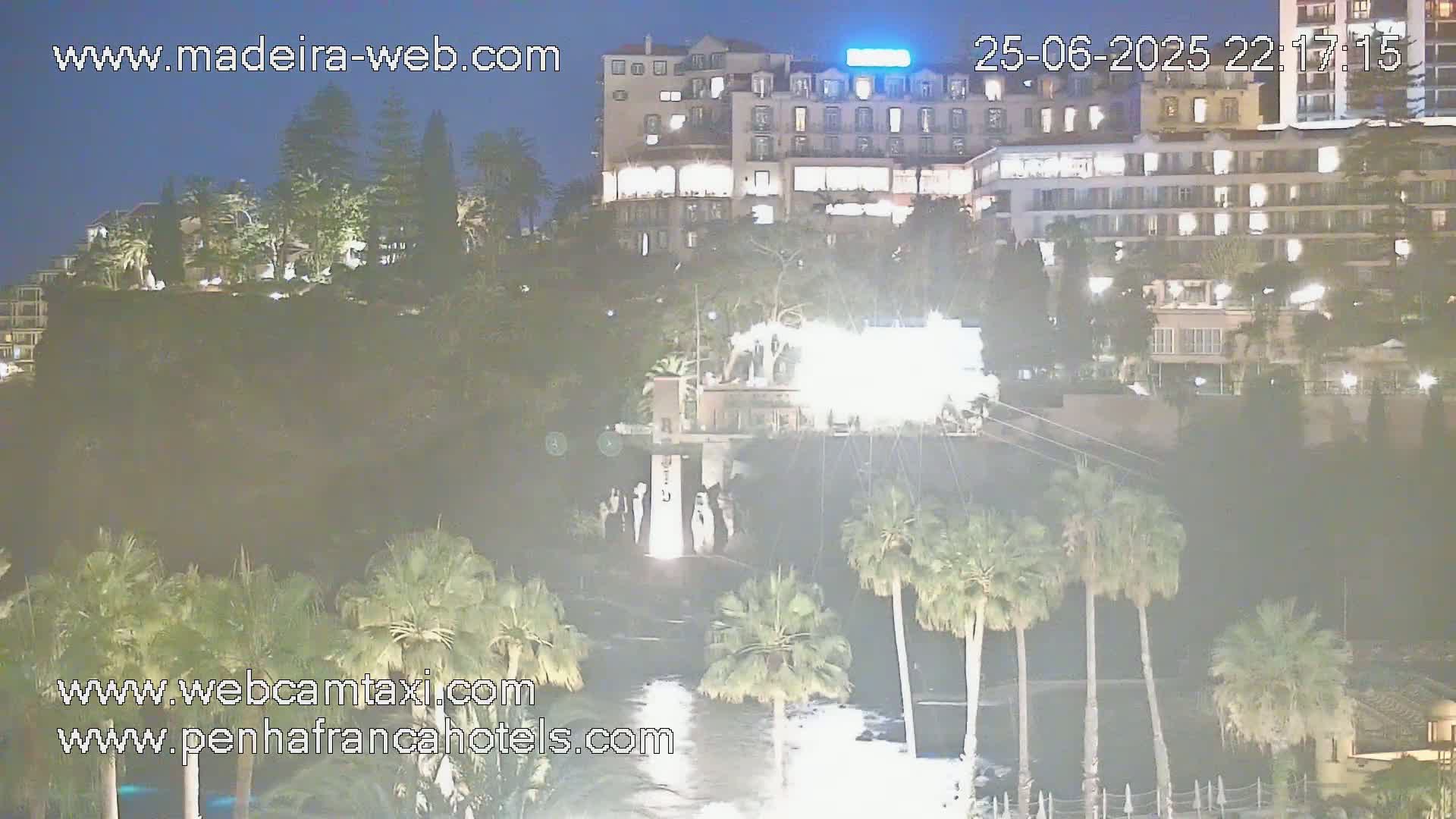 Funchal City View from Penha de Franca Hotel Live Cam - Funchal, Madeira, Portugal