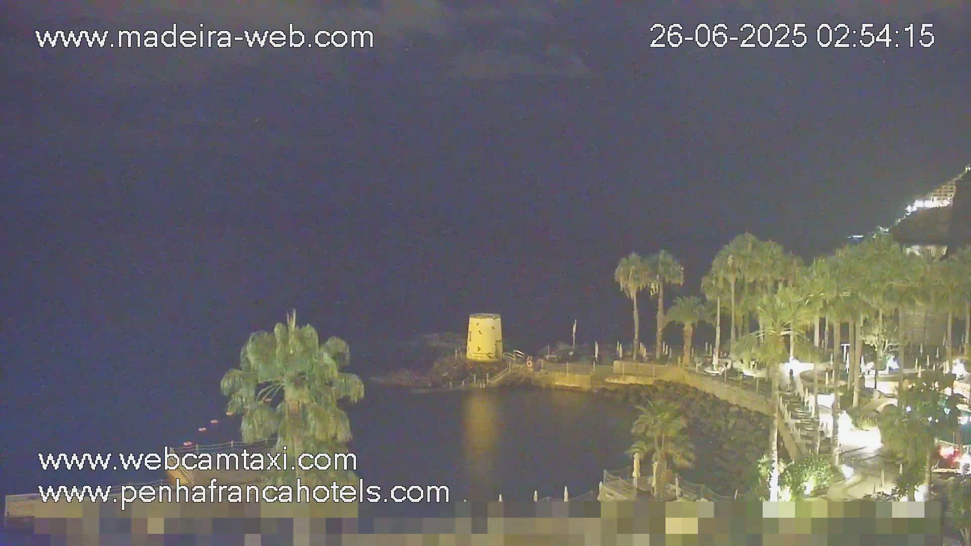 Funchal City View from Penha de Franca Hotel Live Cam - Funchal, Madeira, Portugal