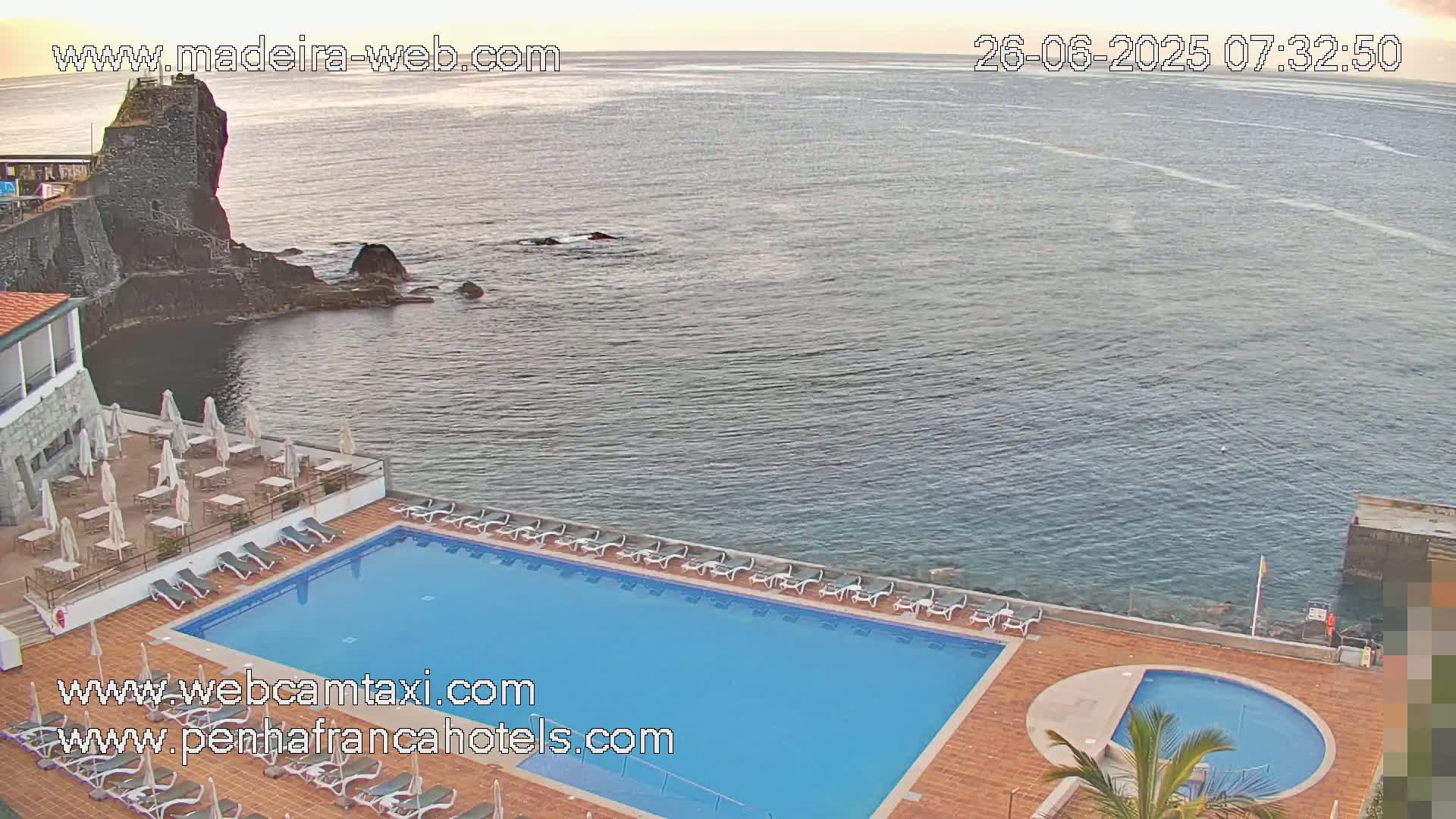 Funchal City View from Penha de Franca Hotel Live Cam - Funchal, Madeira, Portugal