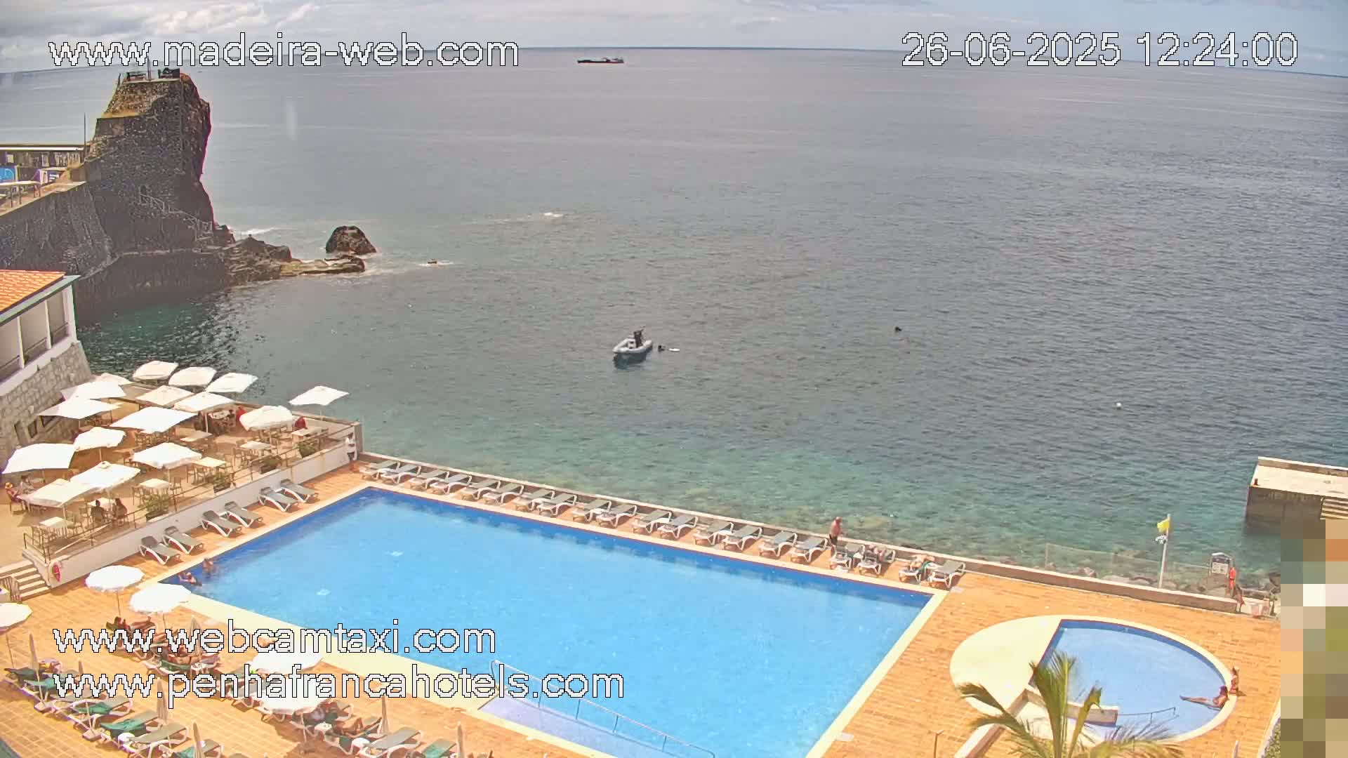 Funchal City View from Penha de Franca Hotel Live Cam - Funchal, Madeira, Portugal