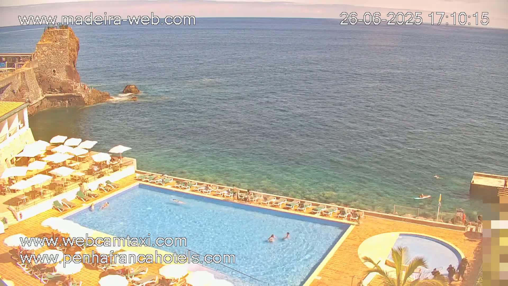 Funchal City View from Penha de Franca Hotel Live Cam - Funchal, Madeira, Portugal