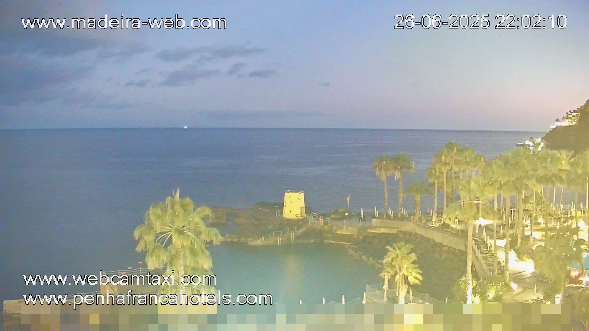 Funchal City View from Penha de Franca Hotel Live Cam - Funchal, Madeira, Portugal