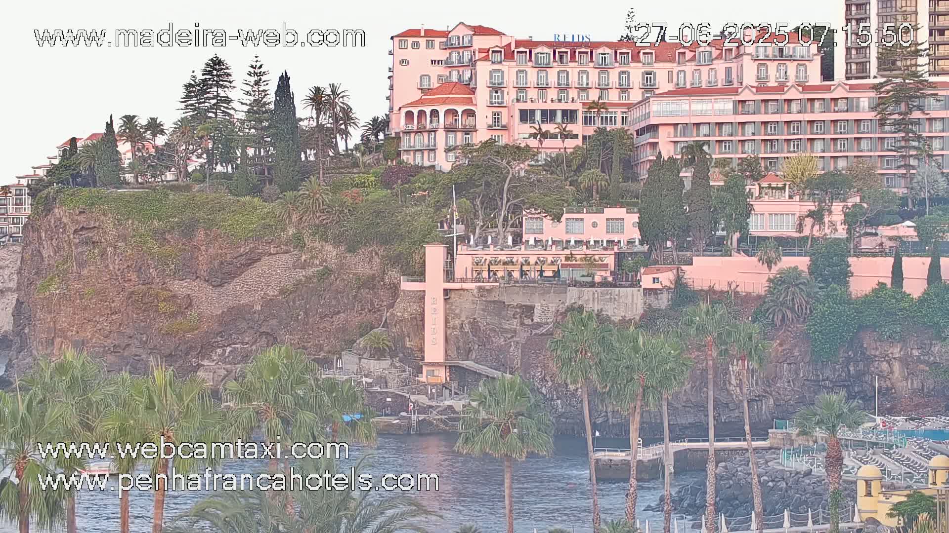 Funchal City View from Penha de Franca Hotel Live Cam - Funchal, Madeira, Portugal