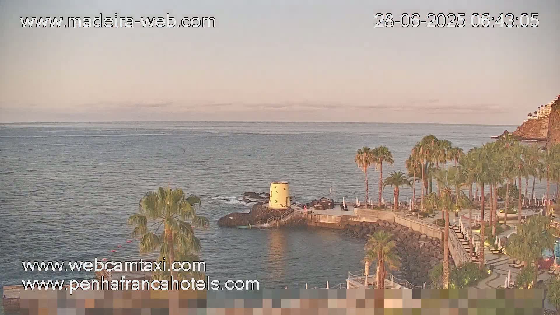 Funchal City View from Penha de Franca Hotel Live Cam - Funchal, Madeira, Portugal