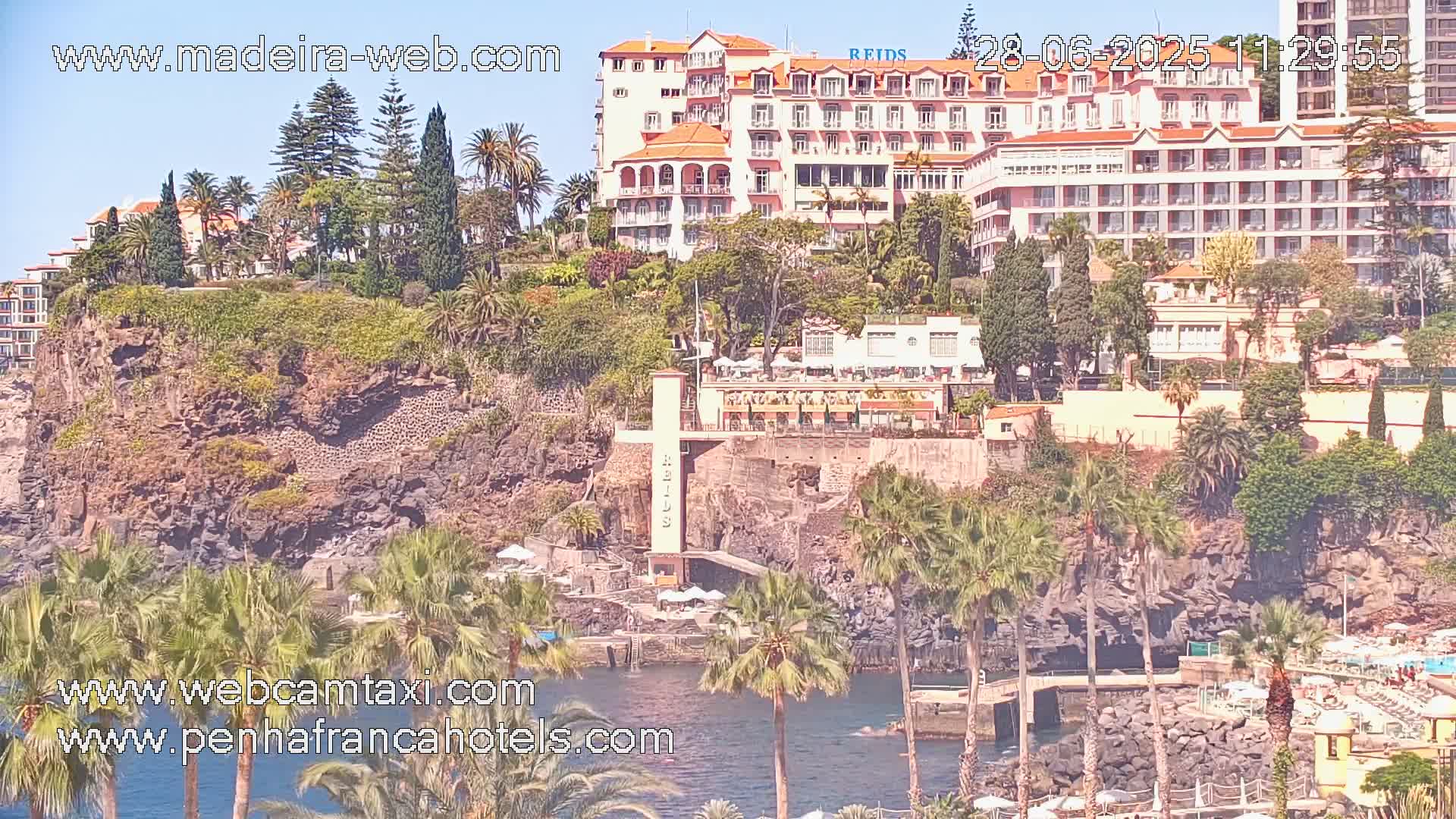 Funchal City View from Penha de Franca Hotel Live Cam - Funchal, Madeira, Portugal