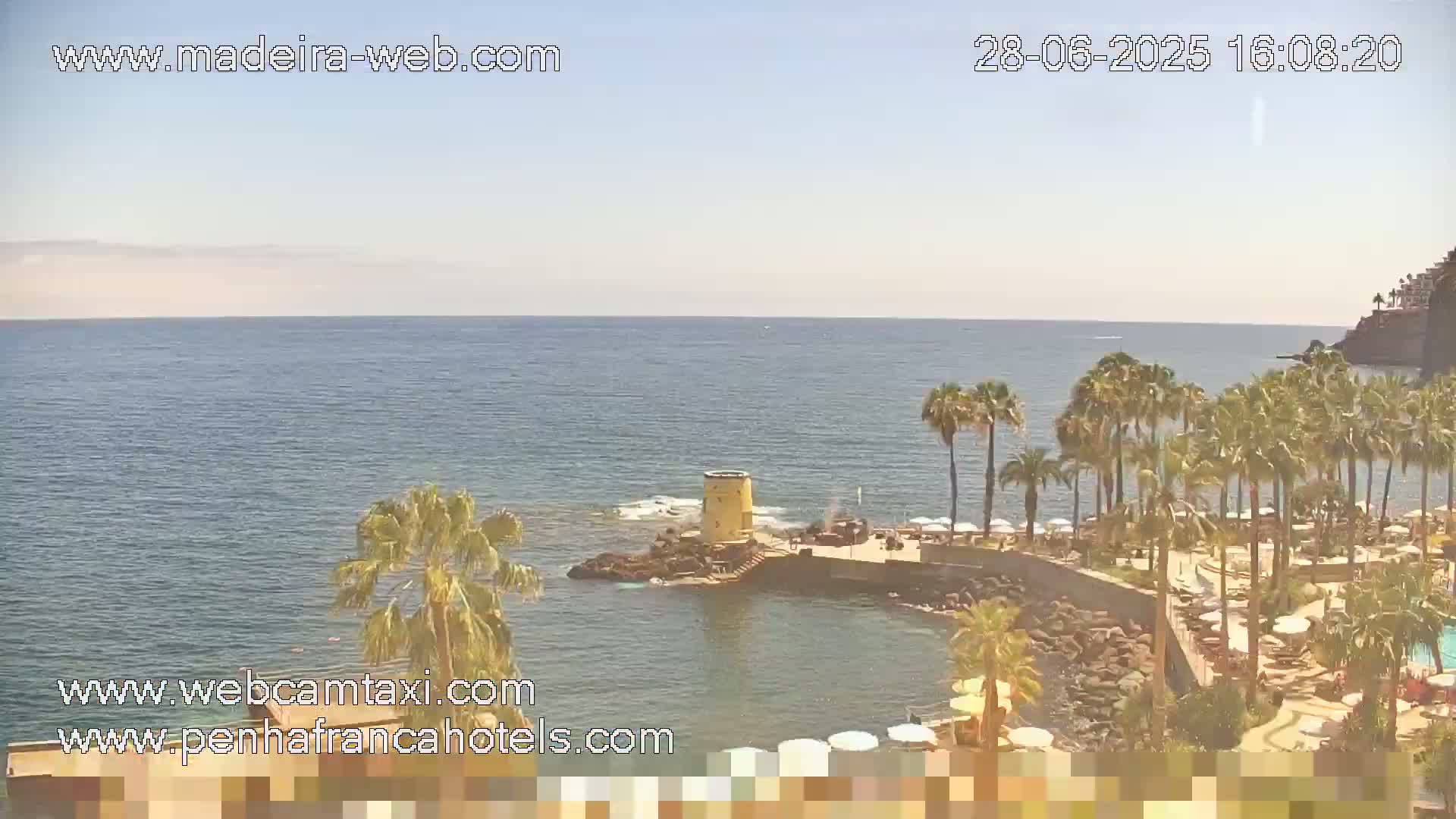 Funchal City View from Penha de Franca Hotel Live Cam - Funchal, Madeira, Portugal