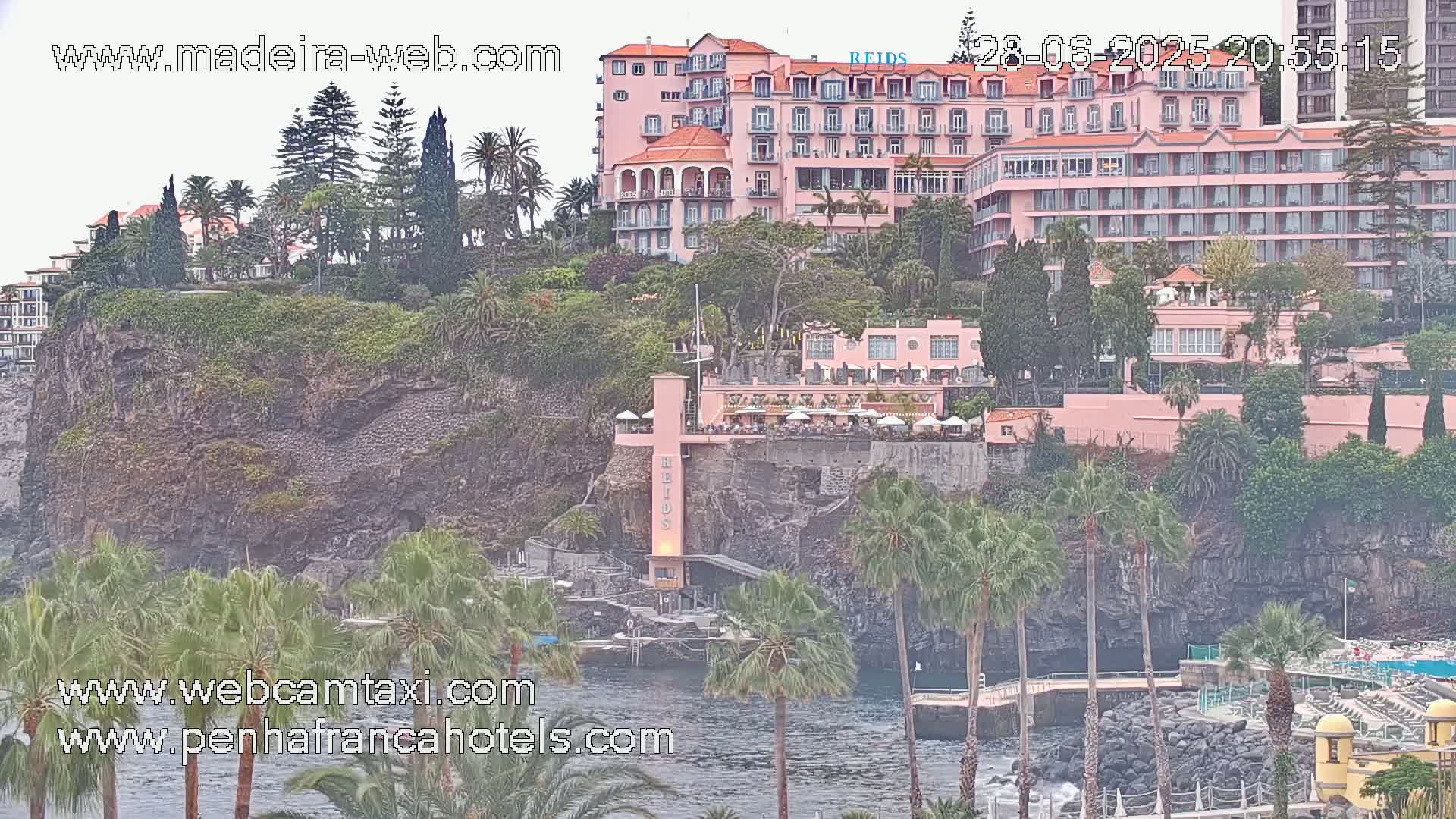 Funchal City View from Penha de Franca Hotel Live Cam - Funchal, Madeira, Portugal