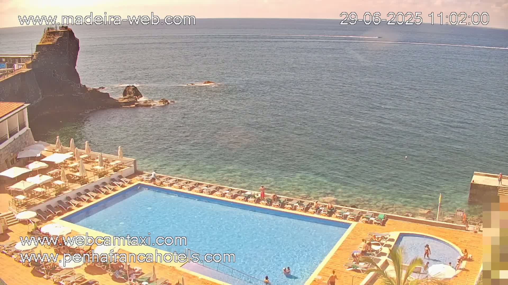 Funchal City View from Penha de Franca Hotel Live Cam - Funchal, Madeira, Portugal