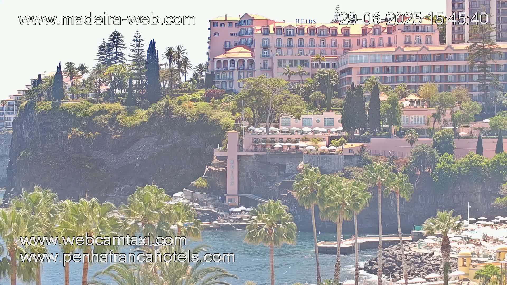 Funchal City View from Penha de Franca Hotel Live Cam - Funchal, Madeira, Portugal