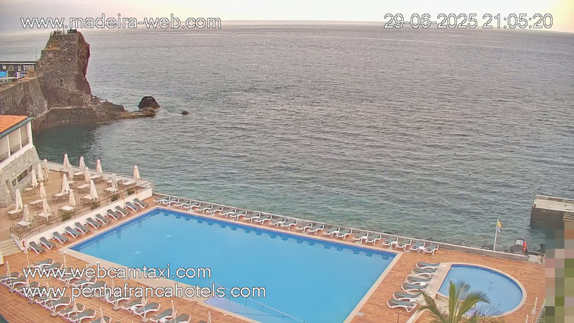 Funchal City View from Penha de Franca Hotel Live Cam - Funchal, Madeira, Portugal
