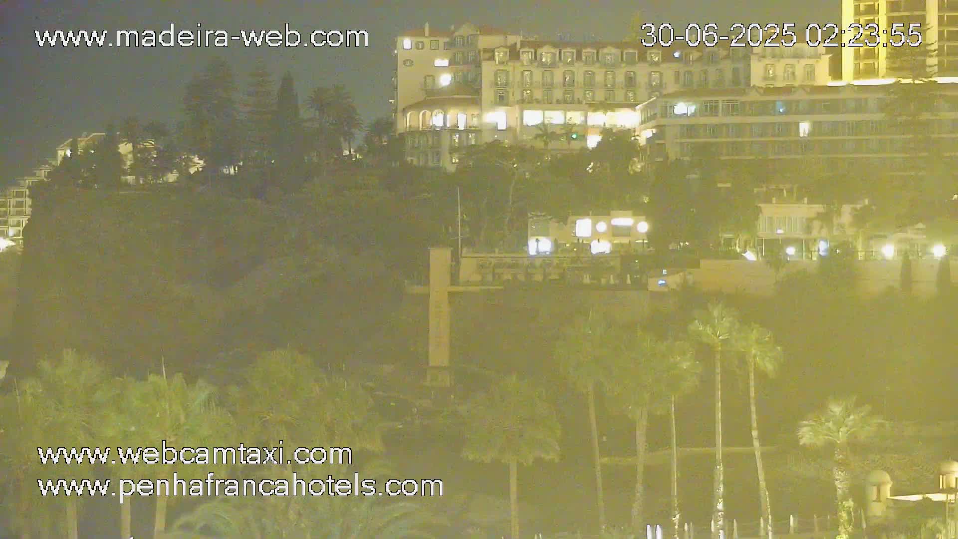 Funchal City View from Penha de Franca Hotel Live Cam - Funchal, Madeira, Portugal