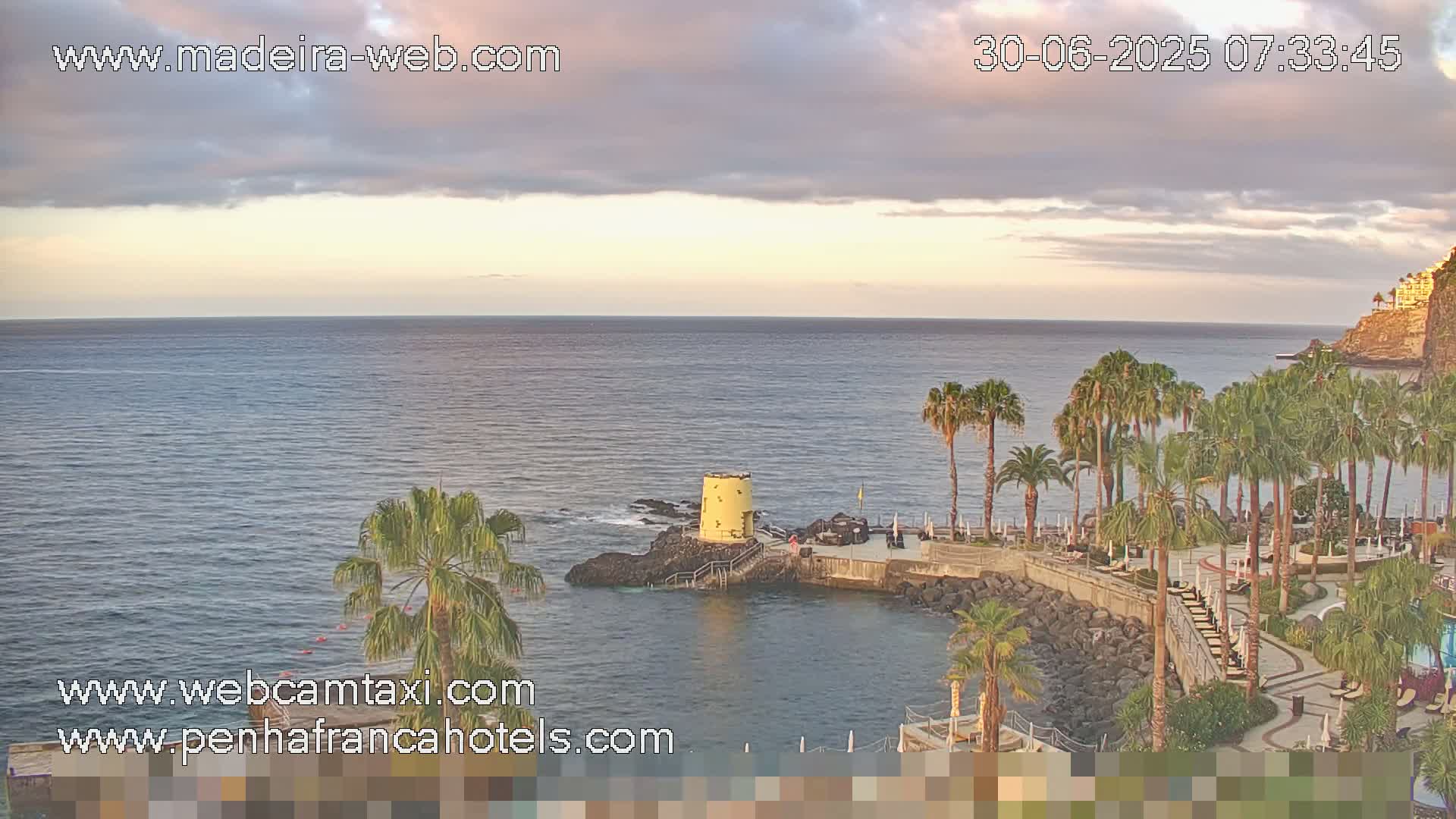 Funchal City View from Penha de Franca Hotel Live Cam - Funchal, Madeira, Portugal