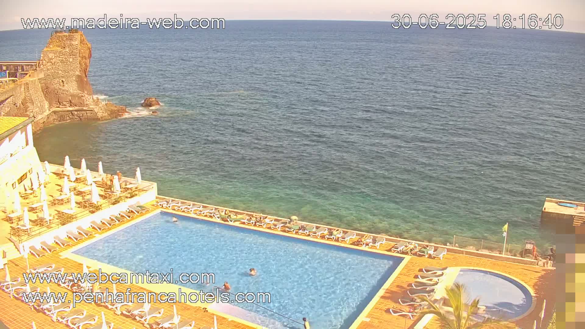 Funchal City View from Penha de Franca Hotel Live Cam - Funchal, Madeira, Portugal