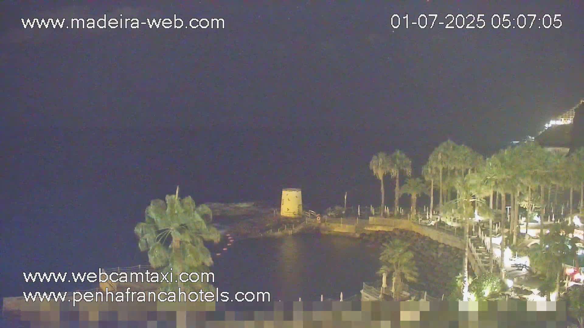 Funchal City View from Penha de Franca Hotel Live Cam - Funchal, Madeira, Portugal