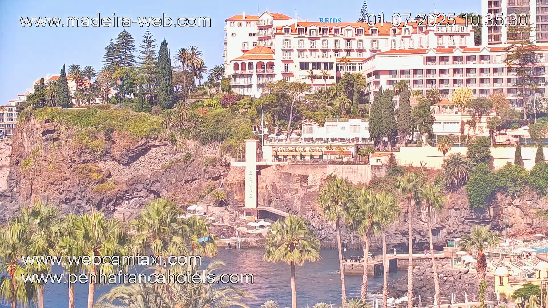 Funchal City View from Penha de Franca Hotel Live Cam - Funchal, Madeira, Portugal