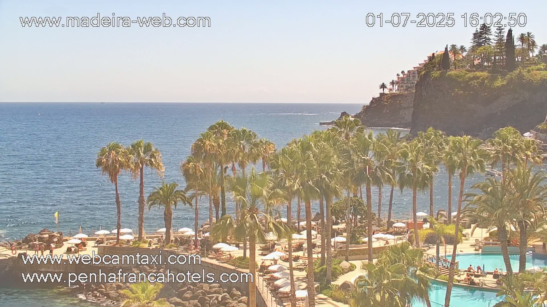 Funchal City View from Penha de Franca Hotel Live Cam - Funchal, Madeira, Portugal