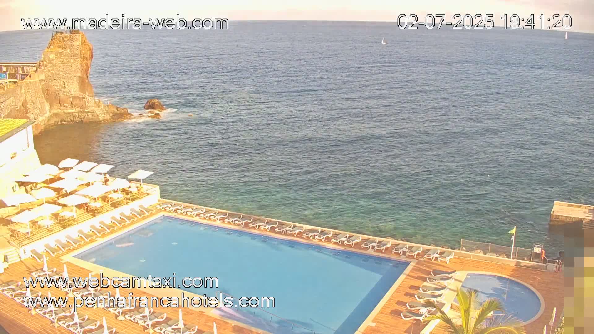 Funchal City View from Penha de Franca Hotel Live Cam - Funchal, Madeira, Portugal