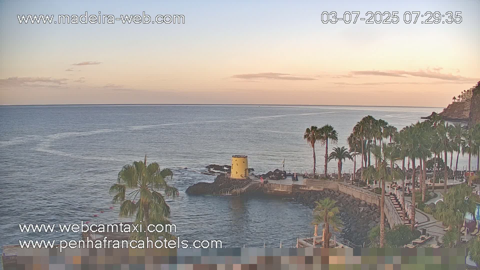 Funchal City View from Penha de Franca Hotel Live Cam - Funchal, Madeira, Portugal