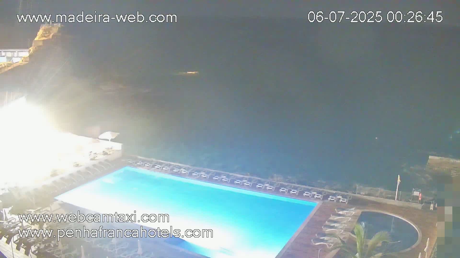 Funchal City View from Penha de Franca Hotel Live Cam - Funchal, Madeira, Portugal