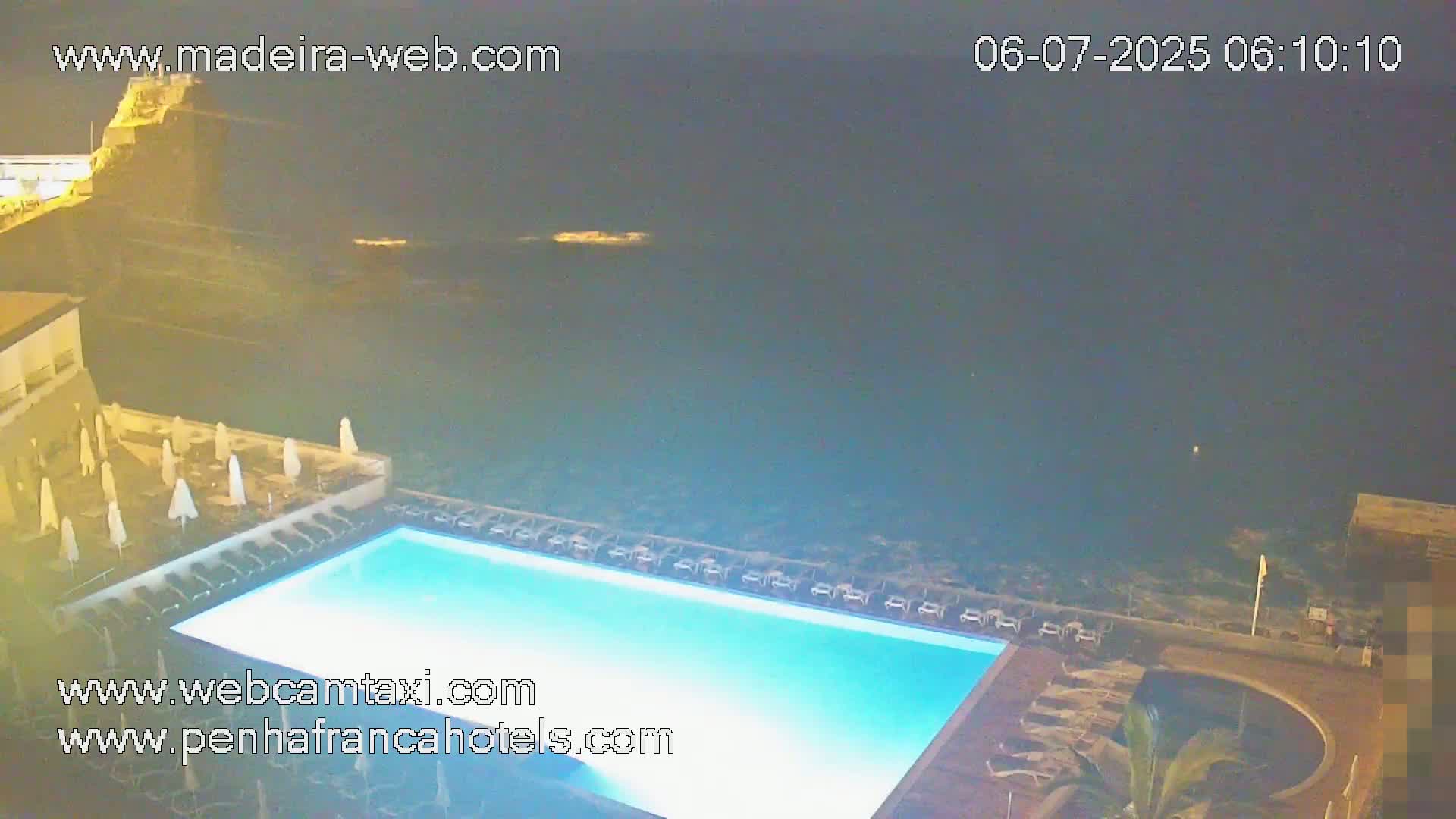Funchal City View from Penha de Franca Hotel Live Cam - Funchal, Madeira, Portugal