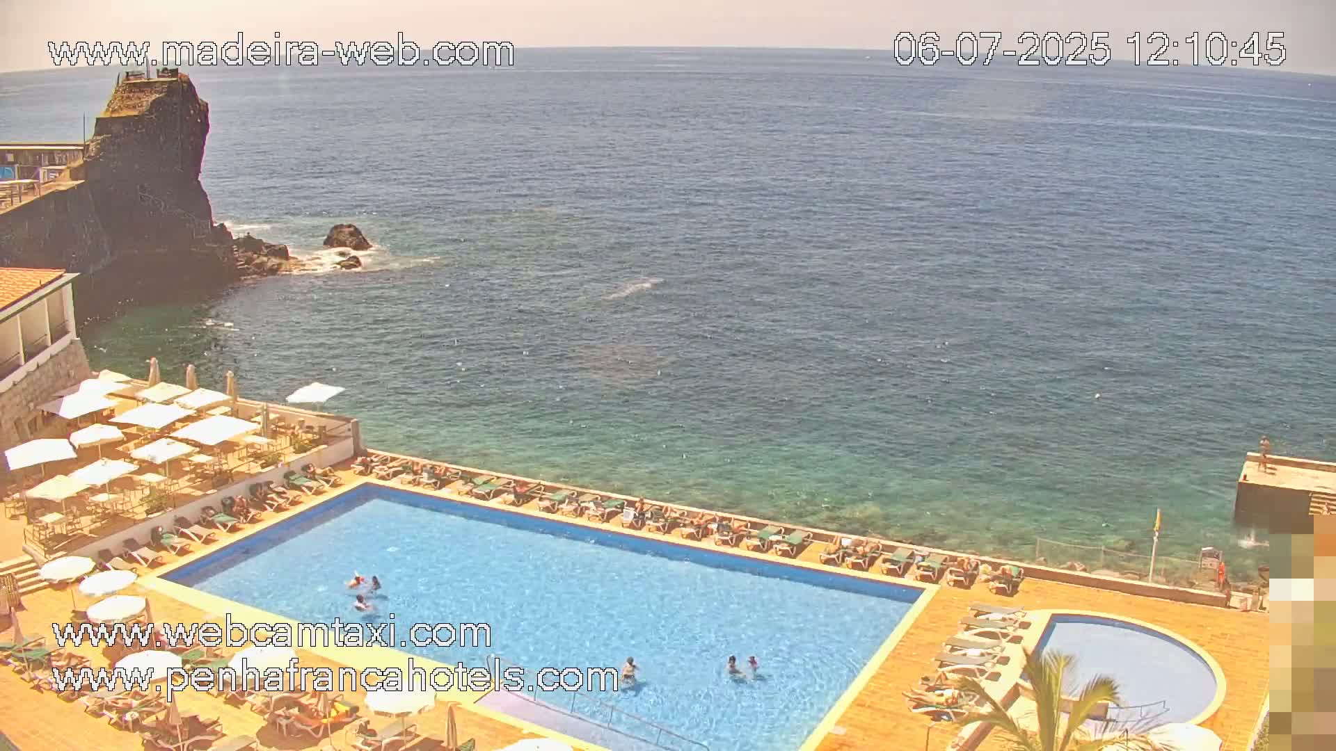 Funchal City View from Penha de Franca Hotel Live Cam - Funchal, Madeira, Portugal