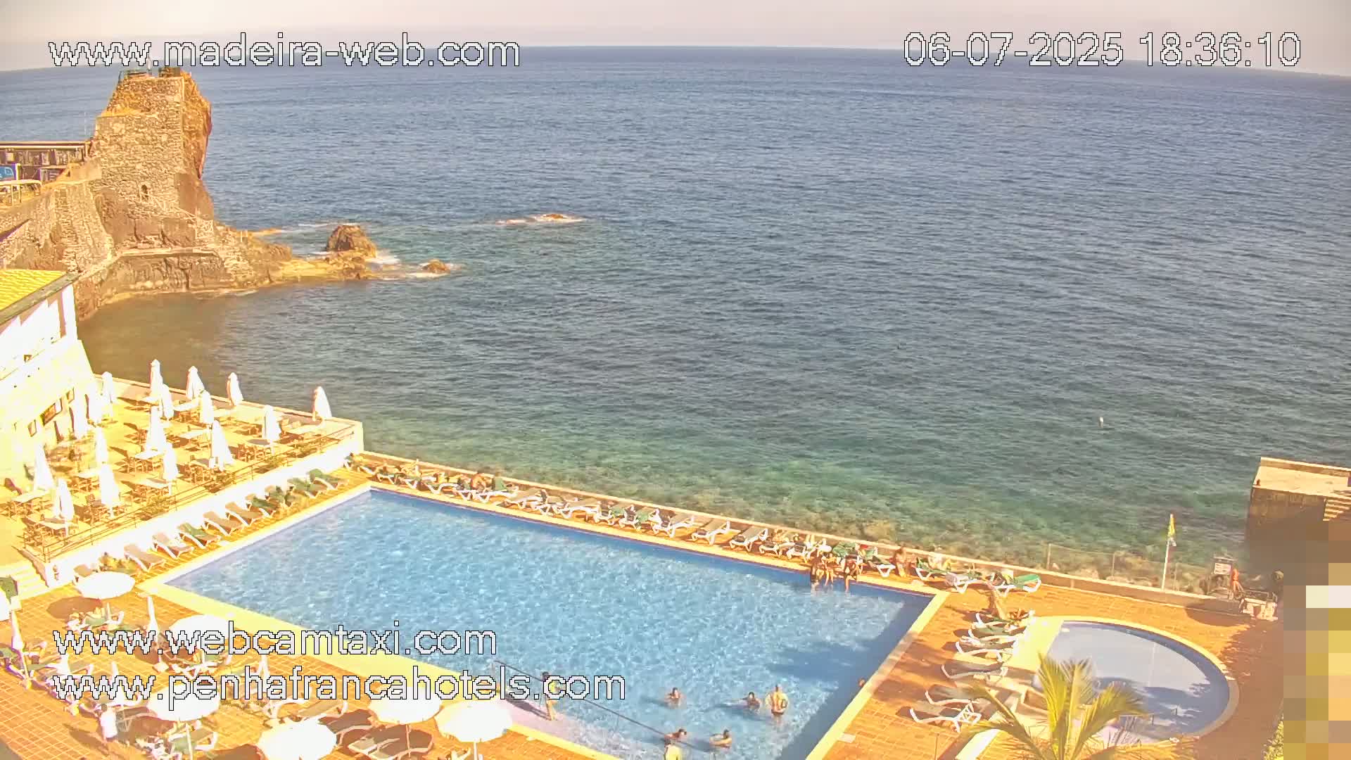 Funchal City View from Penha de Franca Hotel Live Cam - Funchal, Madeira, Portugal