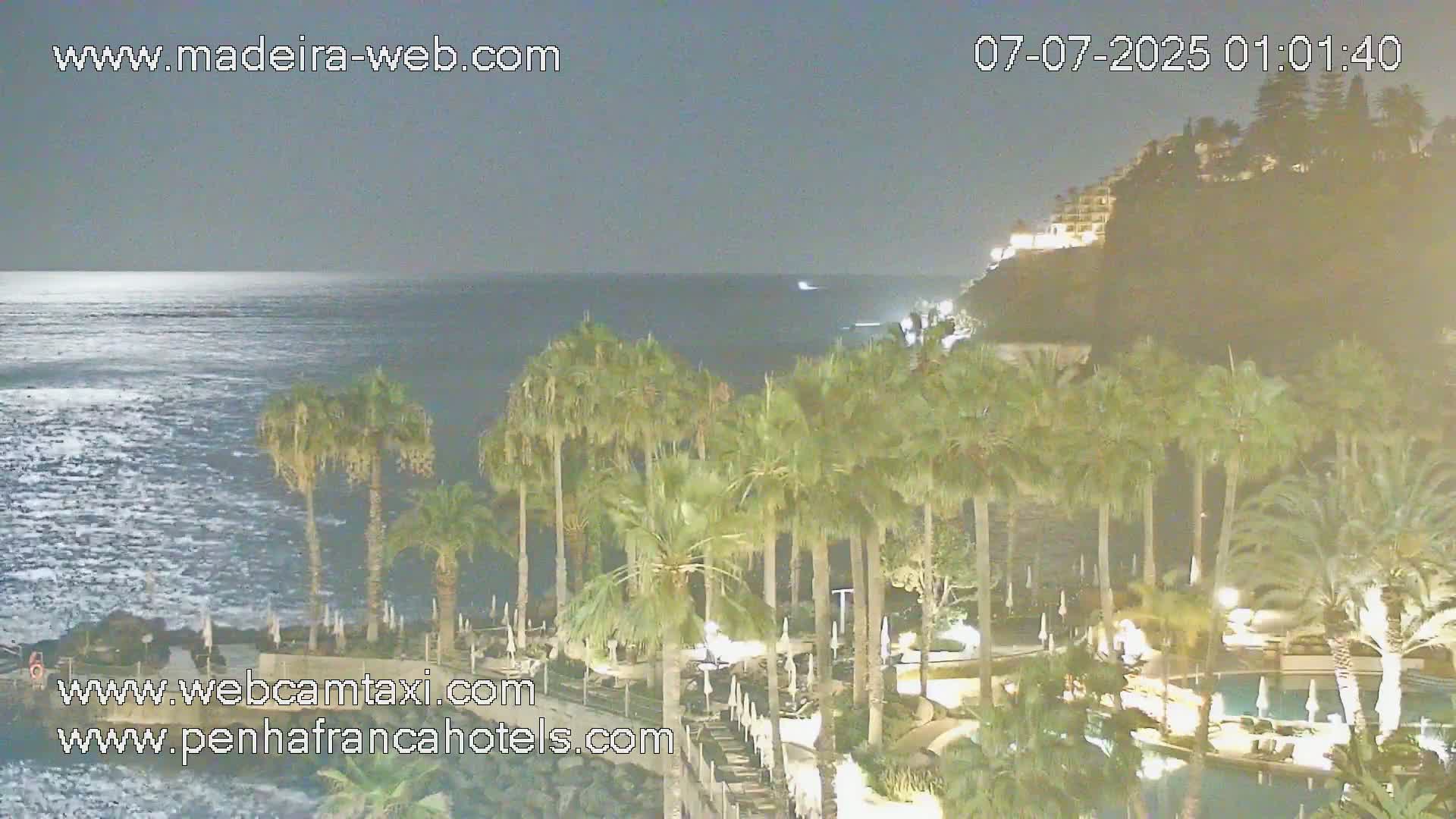 Funchal City View from Penha de Franca Hotel Live Cam - Funchal, Madeira, Portugal