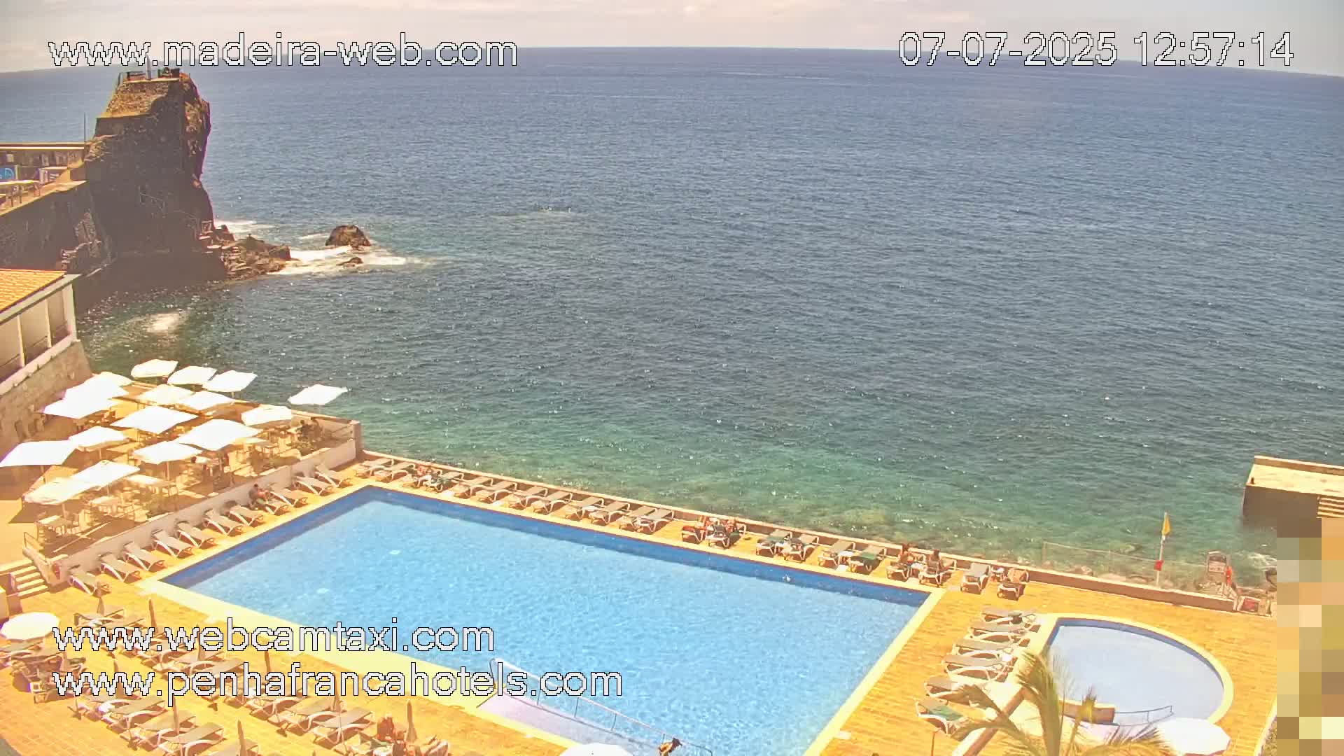 Funchal City View from Penha de Franca Hotel Live Cam - Funchal, Madeira, Portugal