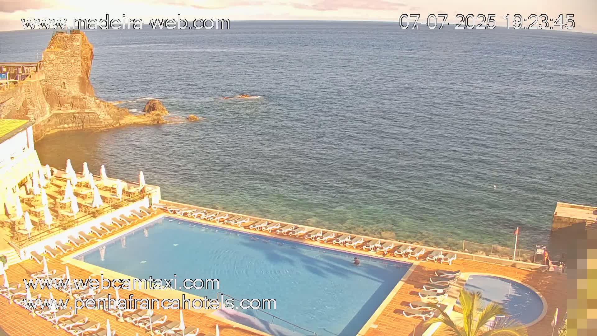 Funchal City View from Penha de Franca Hotel Live Cam - Funchal, Madeira, Portugal