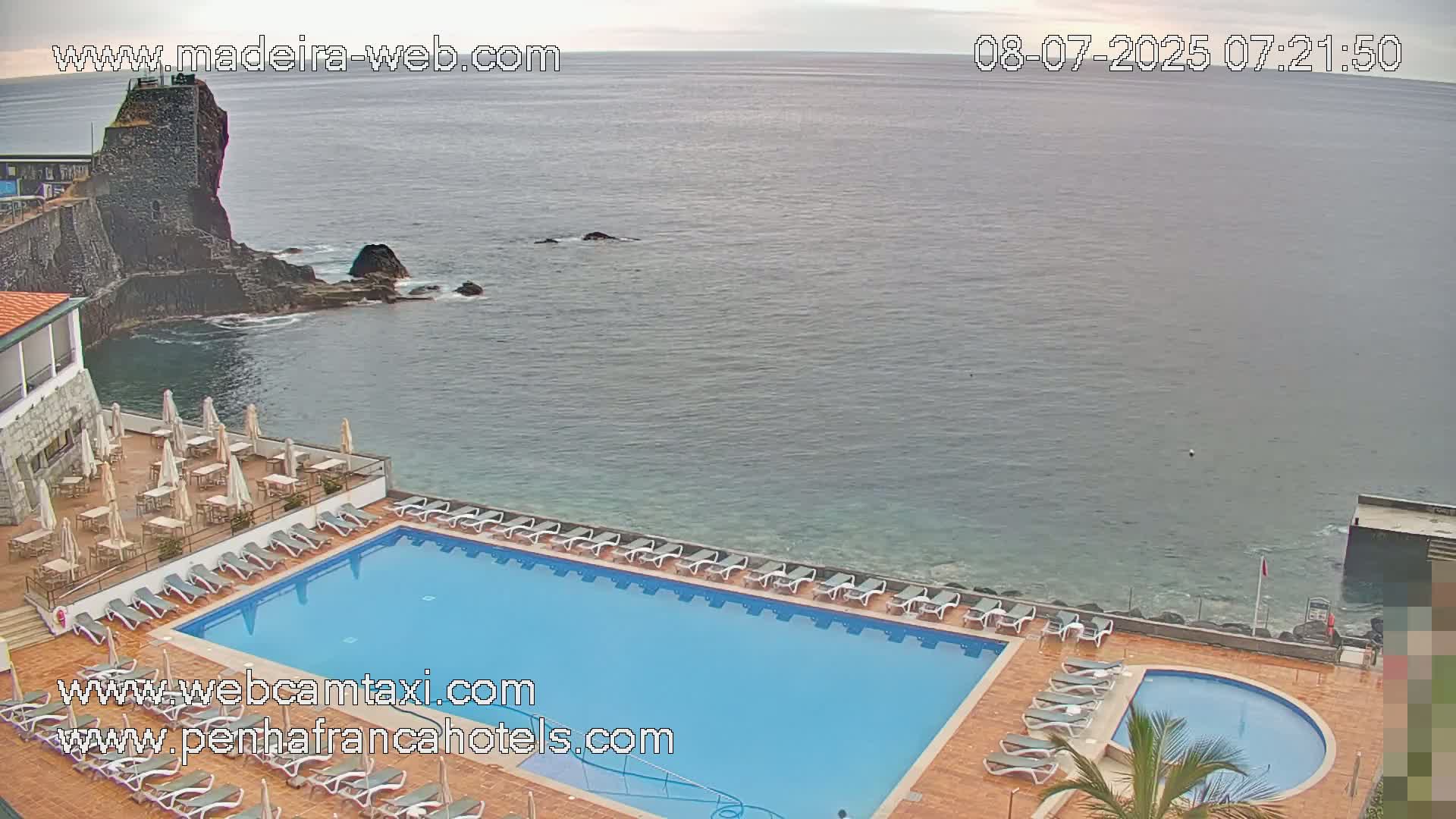 Funchal City View from Penha de Franca Hotel Live Cam - Funchal, Madeira, Portugal