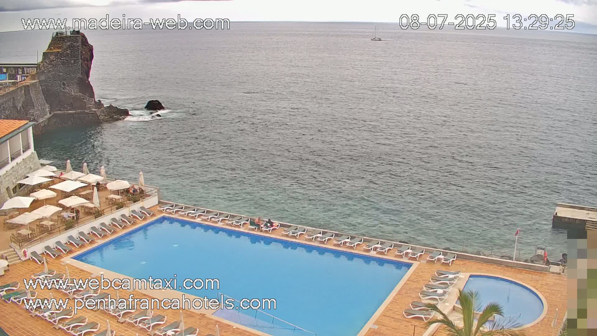 Funchal City View from Penha de Franca Hotel Live Cam - Funchal, Madeira, Portugal