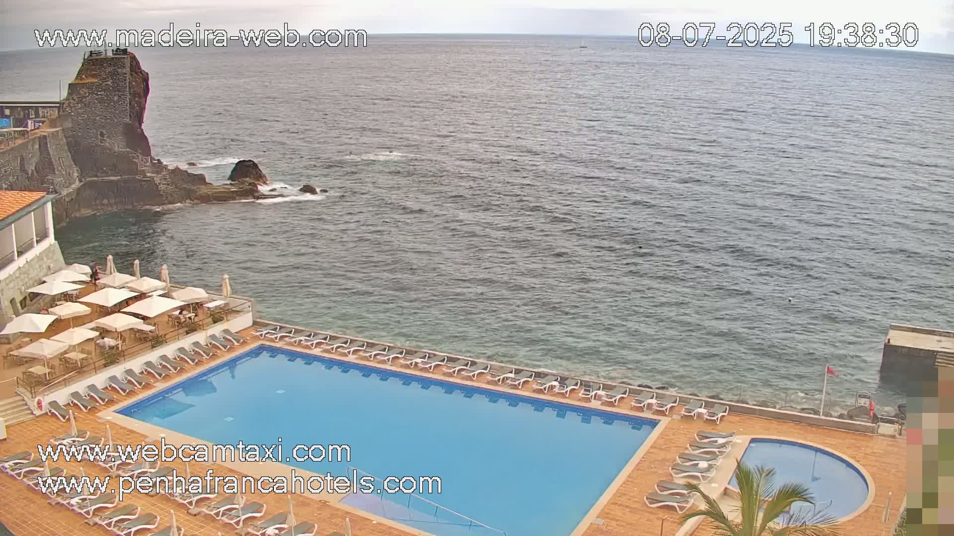 Funchal City View from Penha de Franca Hotel Live Cam - Funchal, Madeira, Portugal
