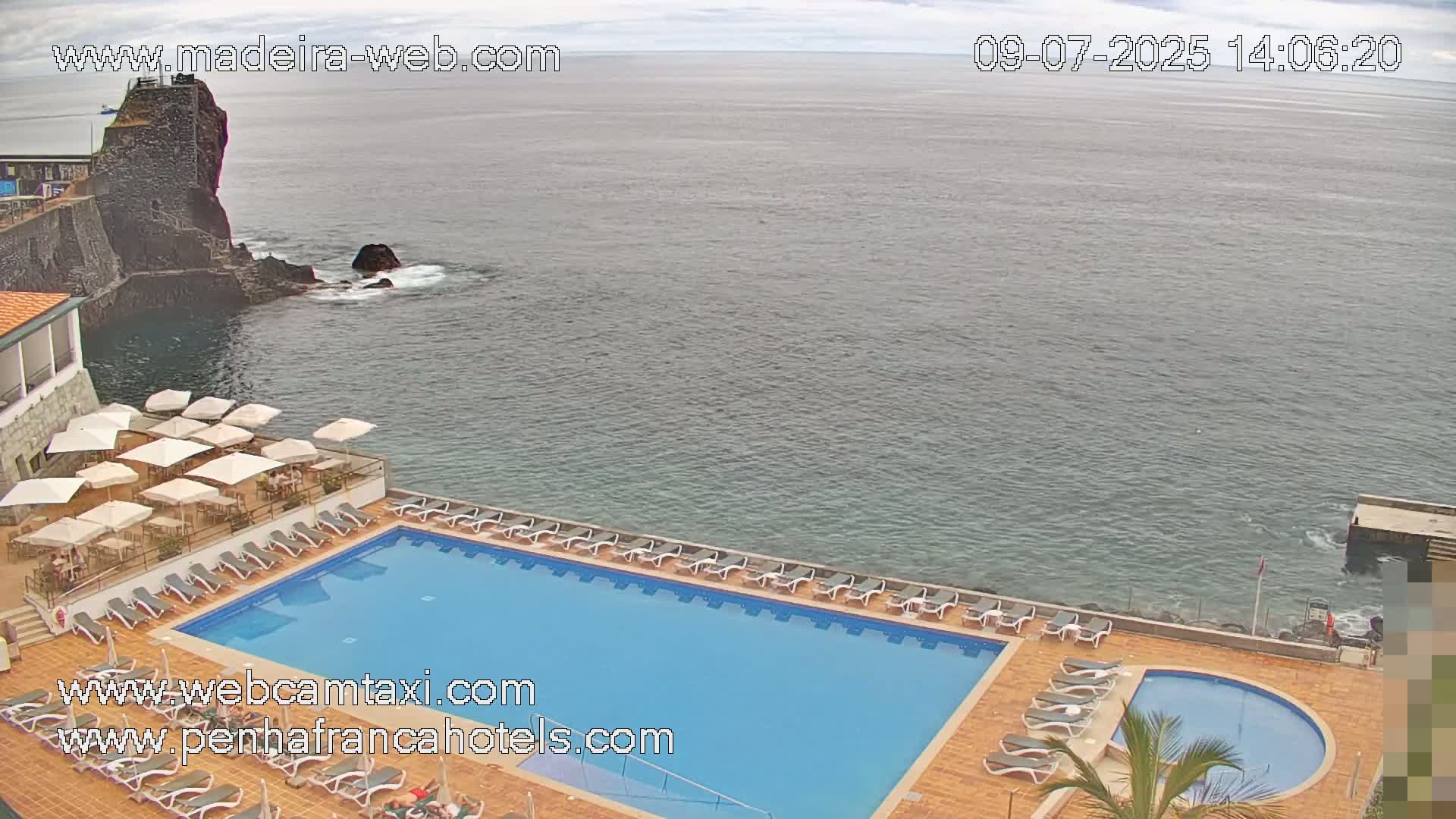 Funchal City View from Penha de Franca Hotel Live Cam - Funchal, Madeira, Portugal