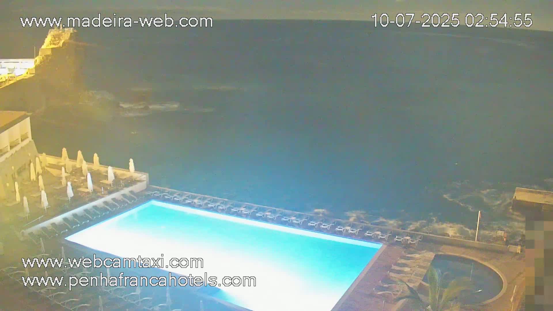 Funchal City View from Penha de Franca Hotel Live Cam - Funchal, Madeira, Portugal