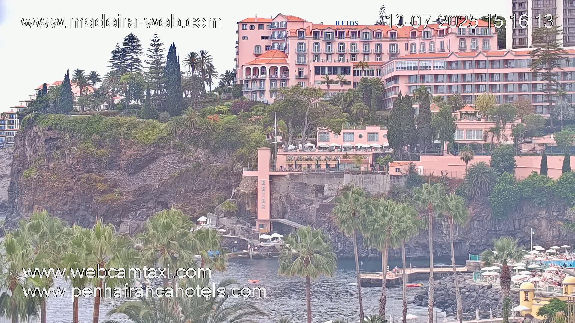 Funchal City View from Penha de Franca Hotel Live Cam - Funchal, Madeira, Portugal