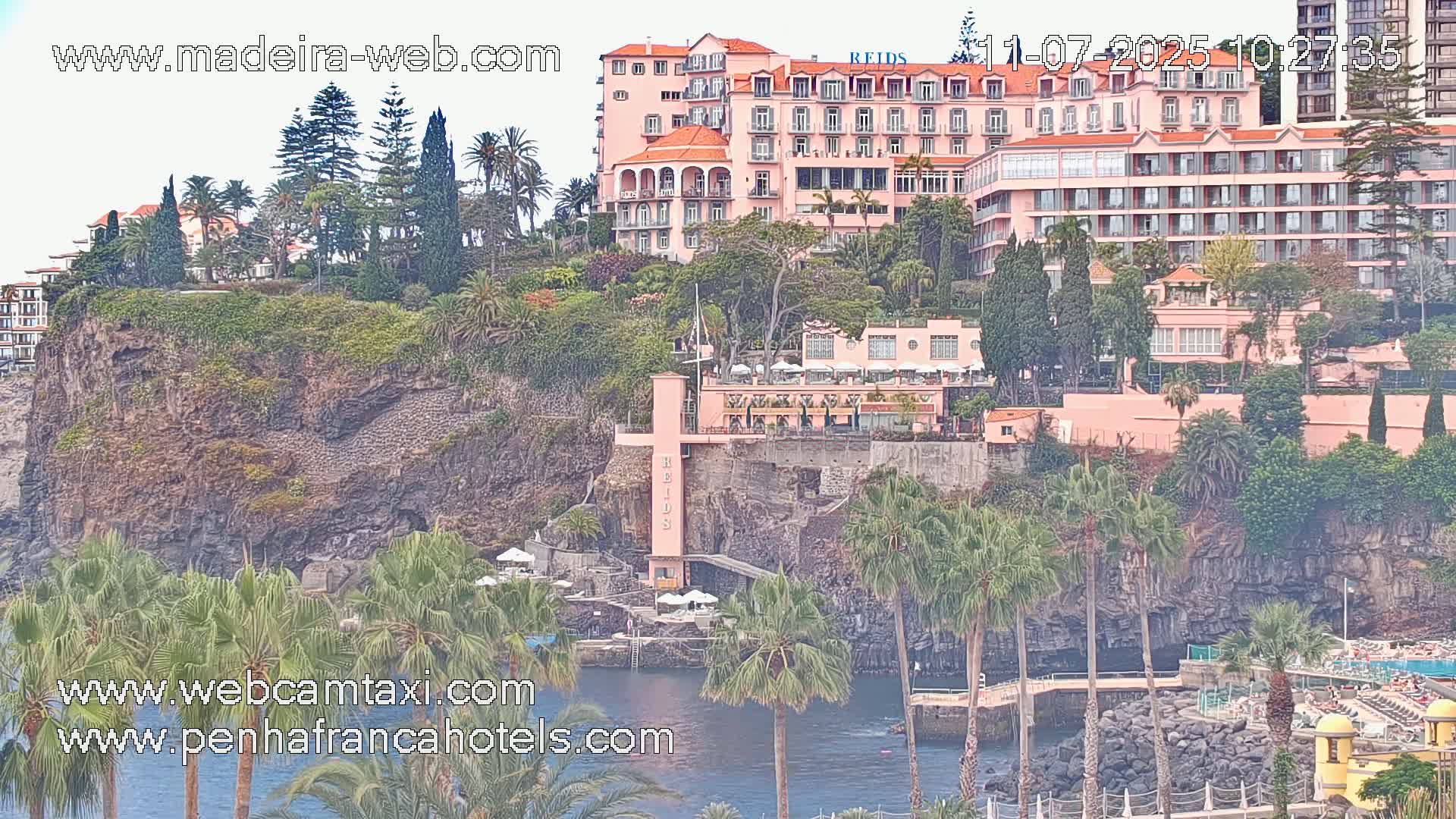 Funchal City View from Penha de Franca Hotel Live Cam - Funchal, Madeira, Portugal