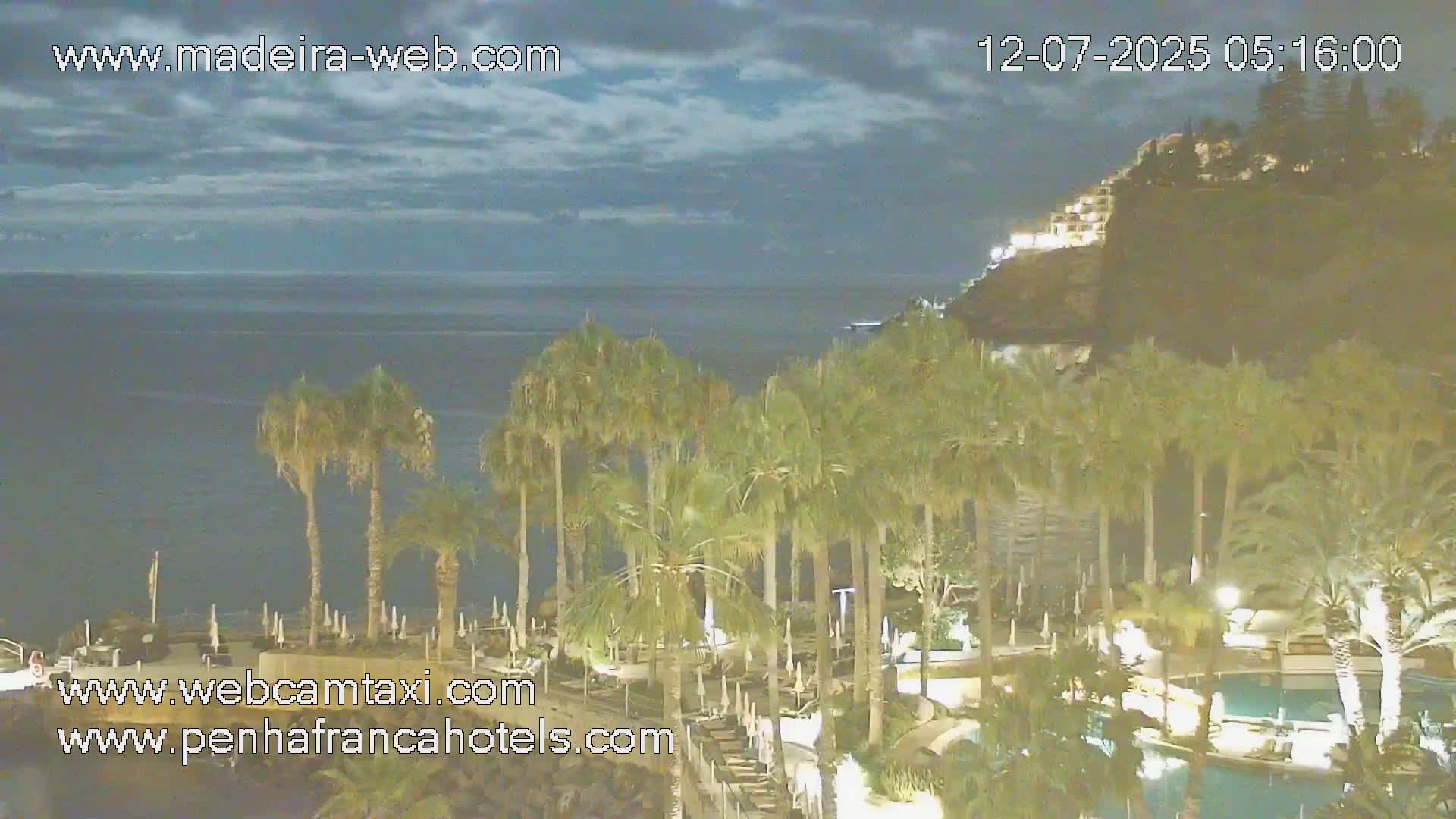 Funchal City View from Penha de Franca Hotel Live Cam - Funchal, Madeira, Portugal