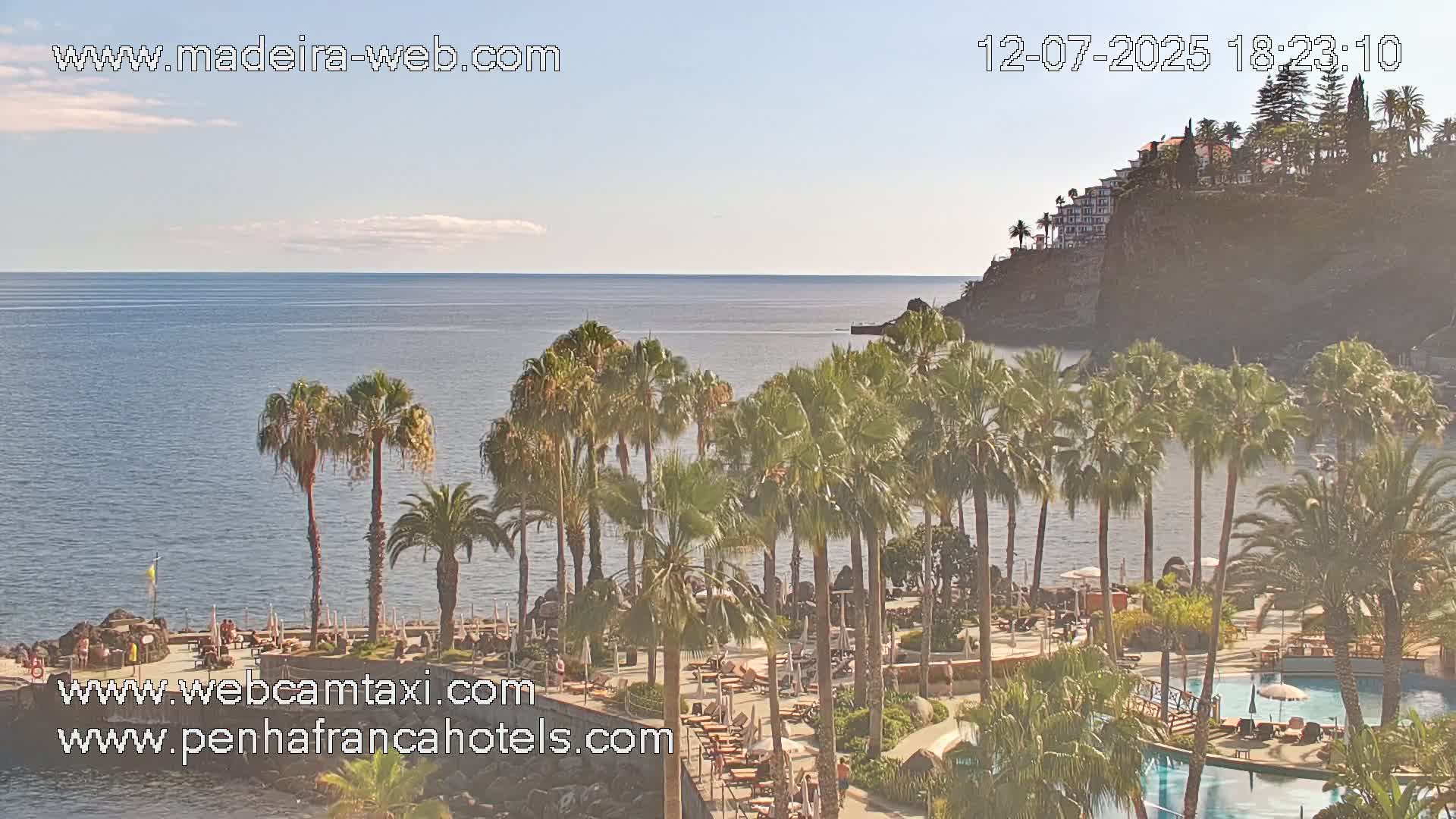 Funchal City View from Penha de Franca Hotel Live Cam - Funchal, Madeira, Portugal