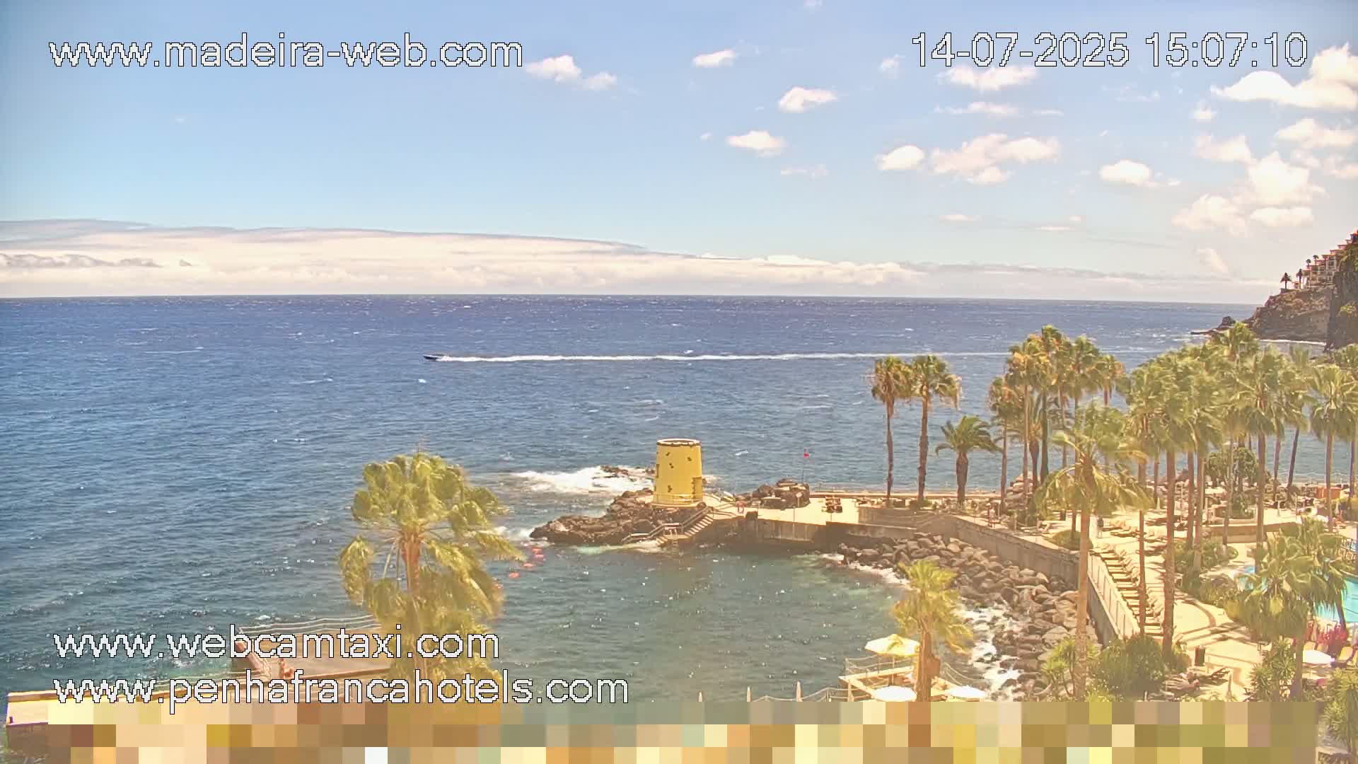 Funchal City View from Penha de Franca Hotel Live Cam - Funchal, Madeira, Portugal