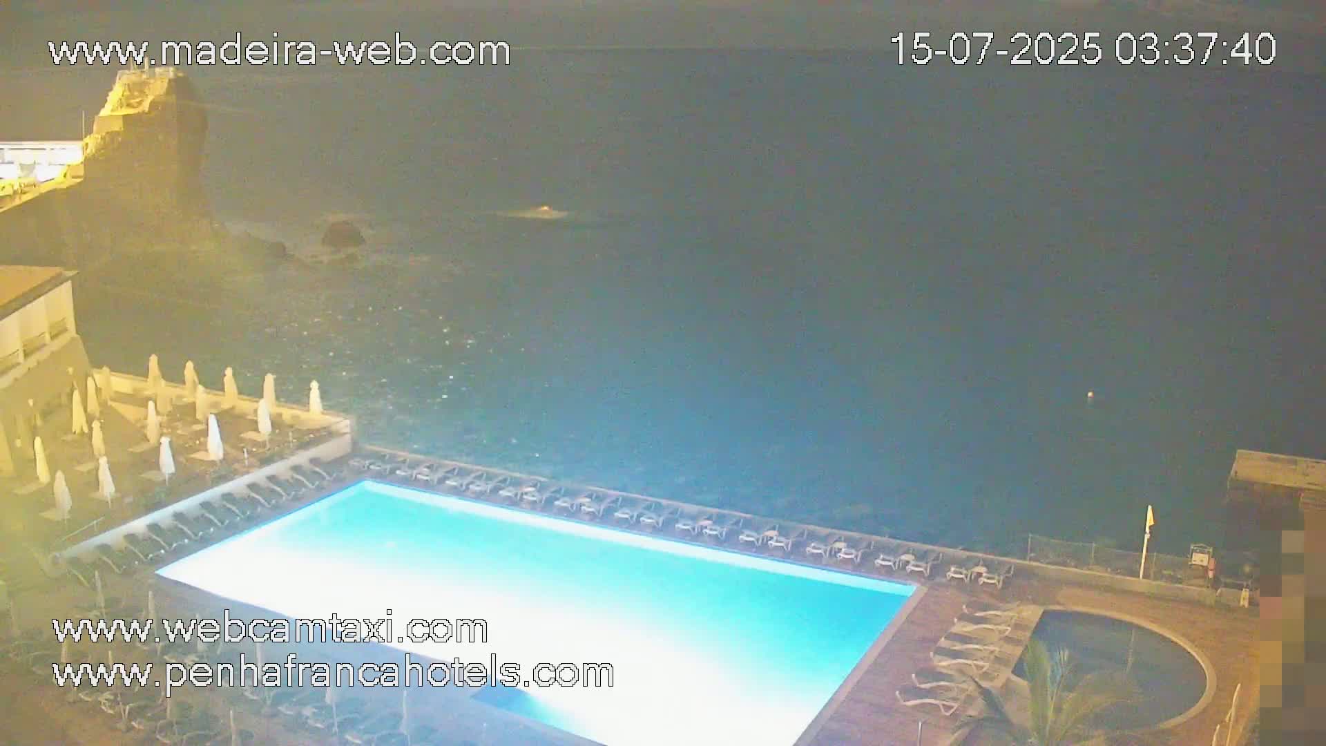 Funchal City View from Penha de Franca Hotel Live Cam - Funchal, Madeira, Portugal