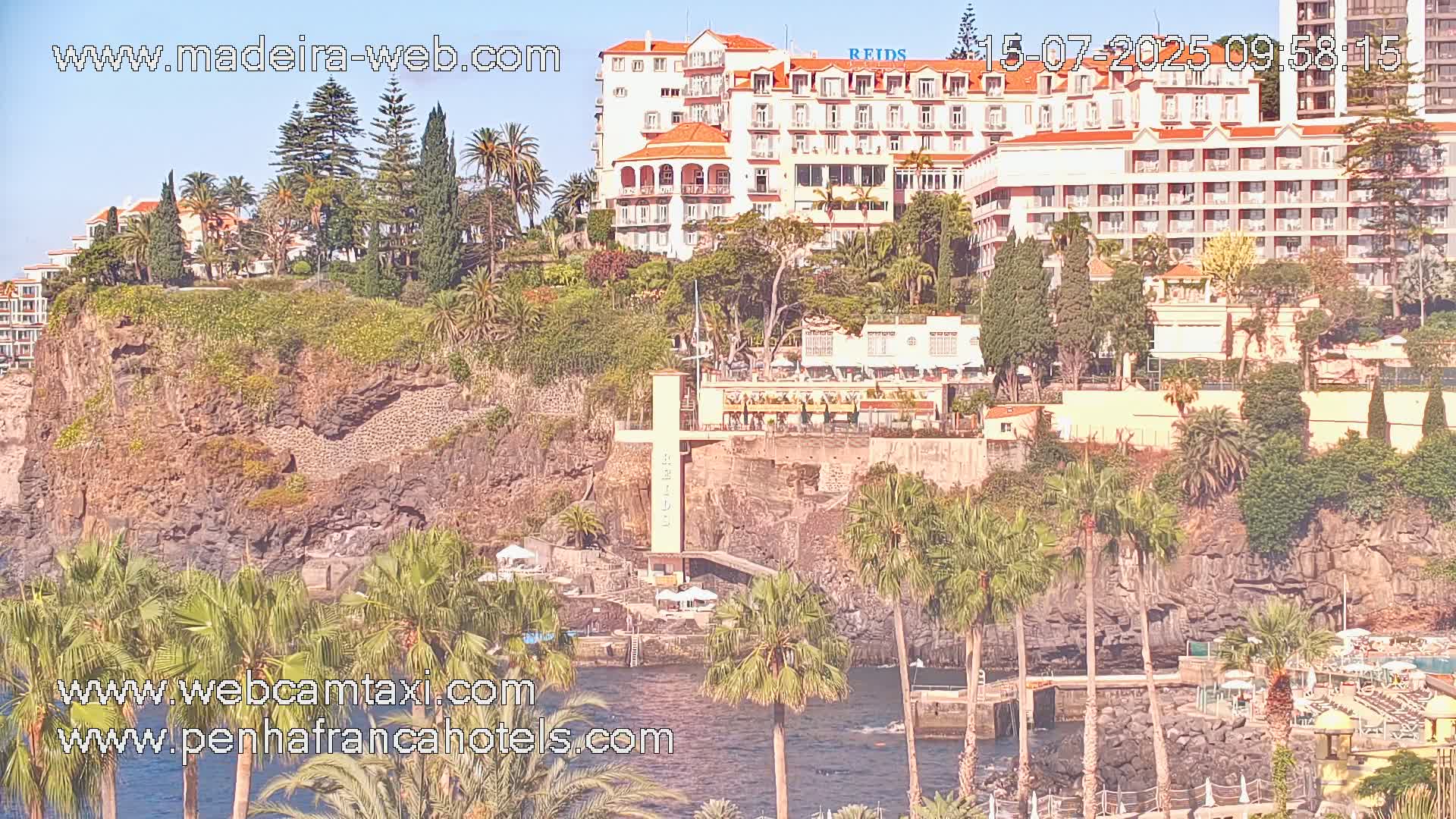 Funchal City View from Penha de Franca Hotel Live Cam - Funchal, Madeira, Portugal