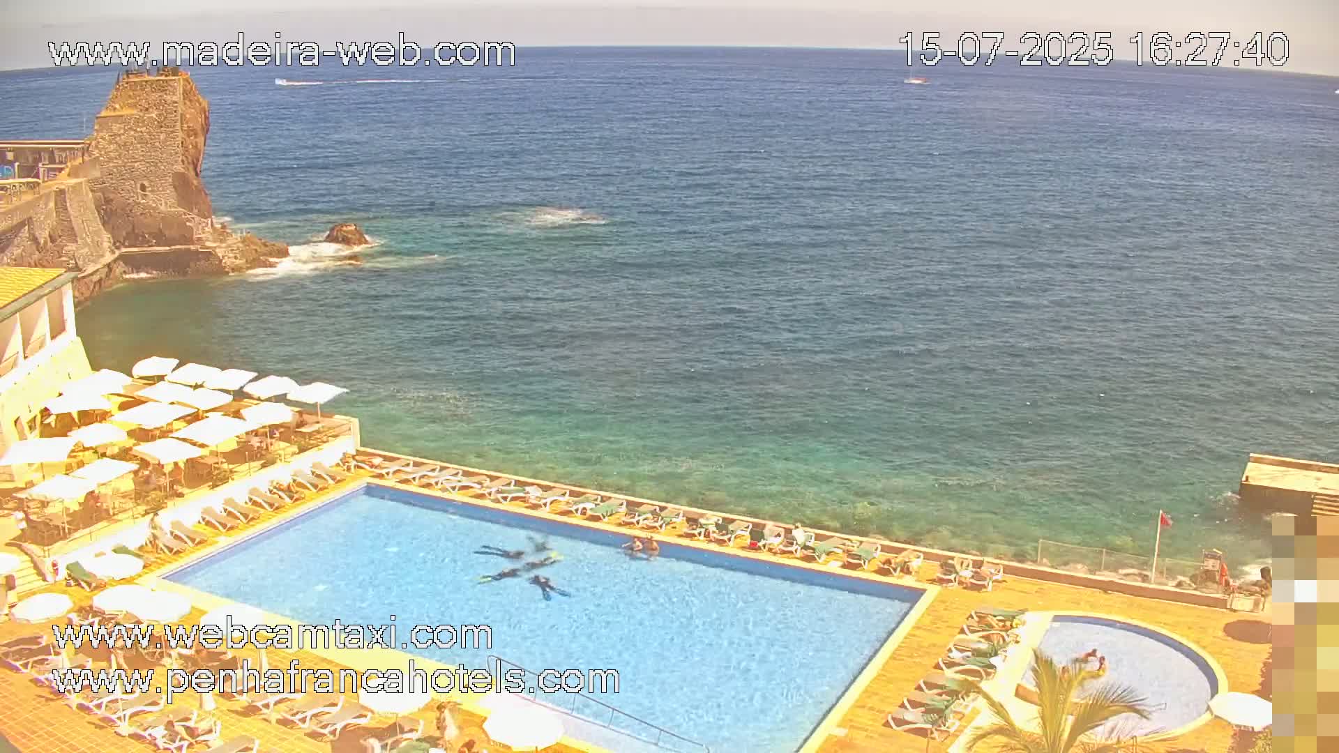 Funchal City View from Penha de Franca Hotel Live Cam - Funchal, Madeira, Portugal
