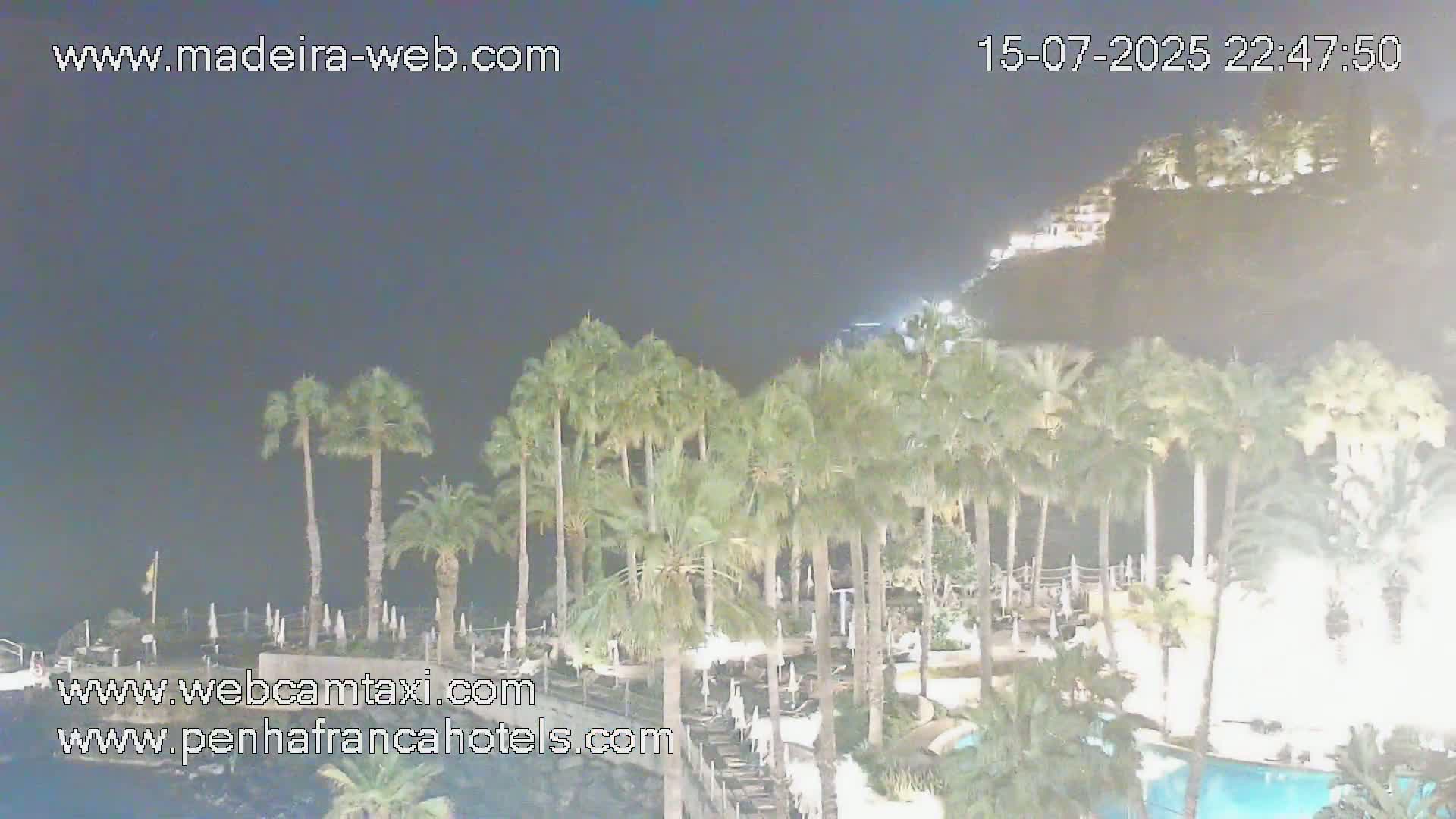 Funchal City View from Penha de Franca Hotel Live Cam - Funchal, Madeira, Portugal